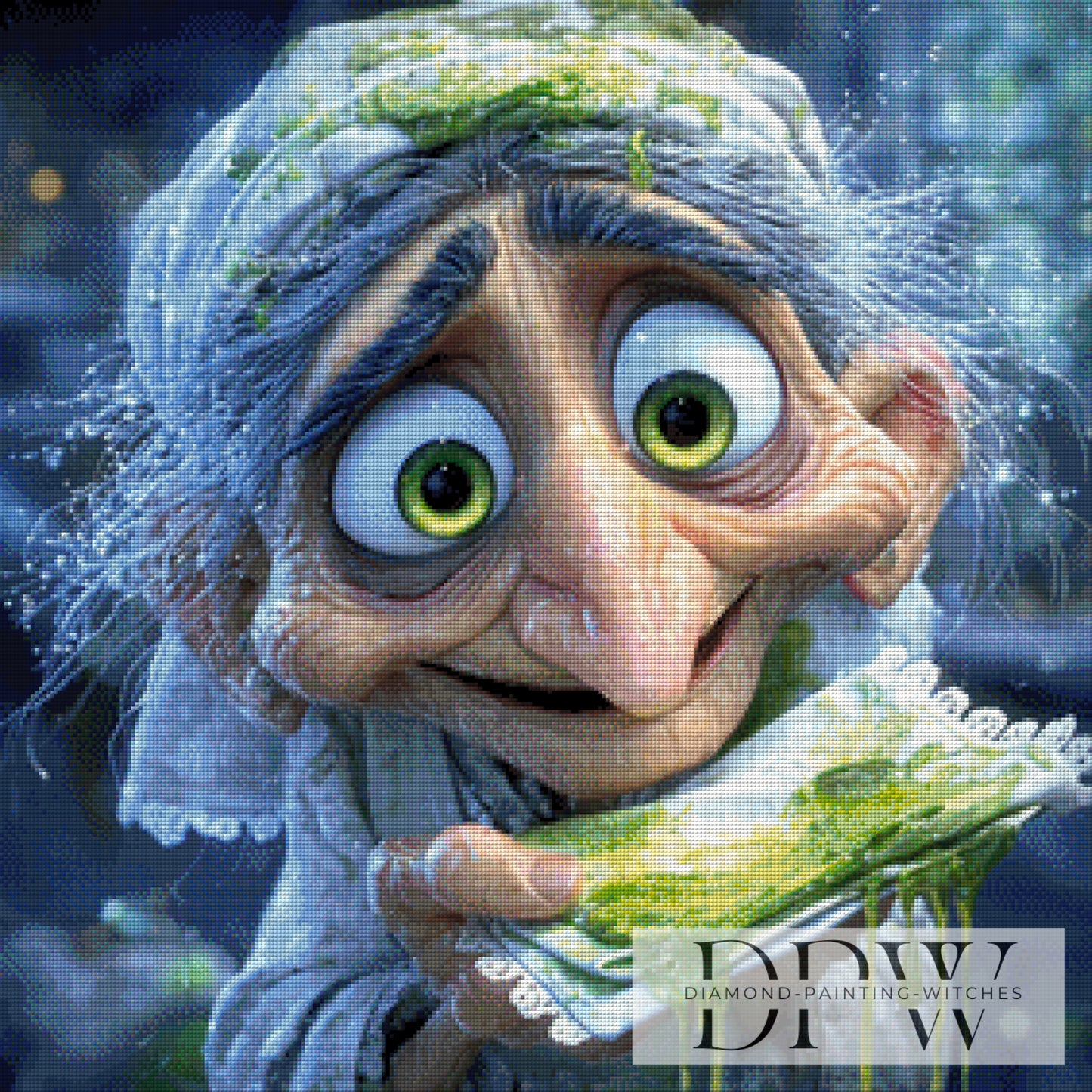 Omi Schnodder 2 by Casalla Vendetta 70x70cm mit 230 Farben DPW-3505