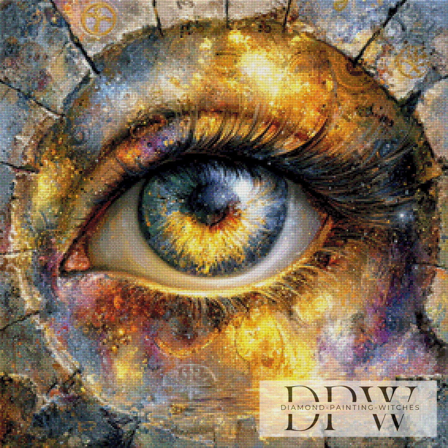 Augenblick by Casalla Vendetta 70x70cm mit 240 Farben DPW-3506