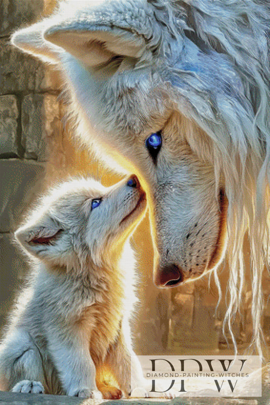 Wolfsliebe by Casalla Vendetta 70x105cm mit 200 Farben DPW-3508