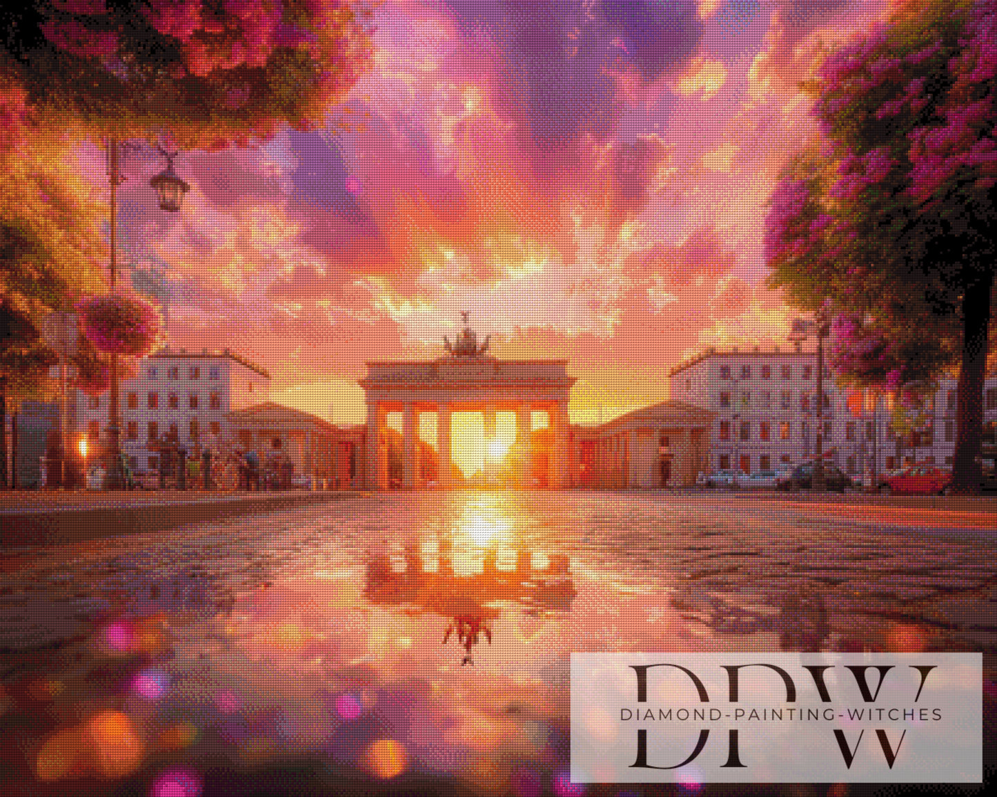 Brandenburger Tor by theA.art 100x80cm mit 200 Farben DPW-3538