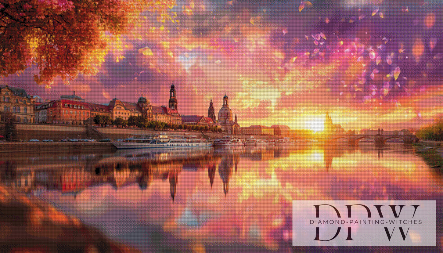 Dresden by theA.art 140x80cm mit 230 Farben DPW-3567