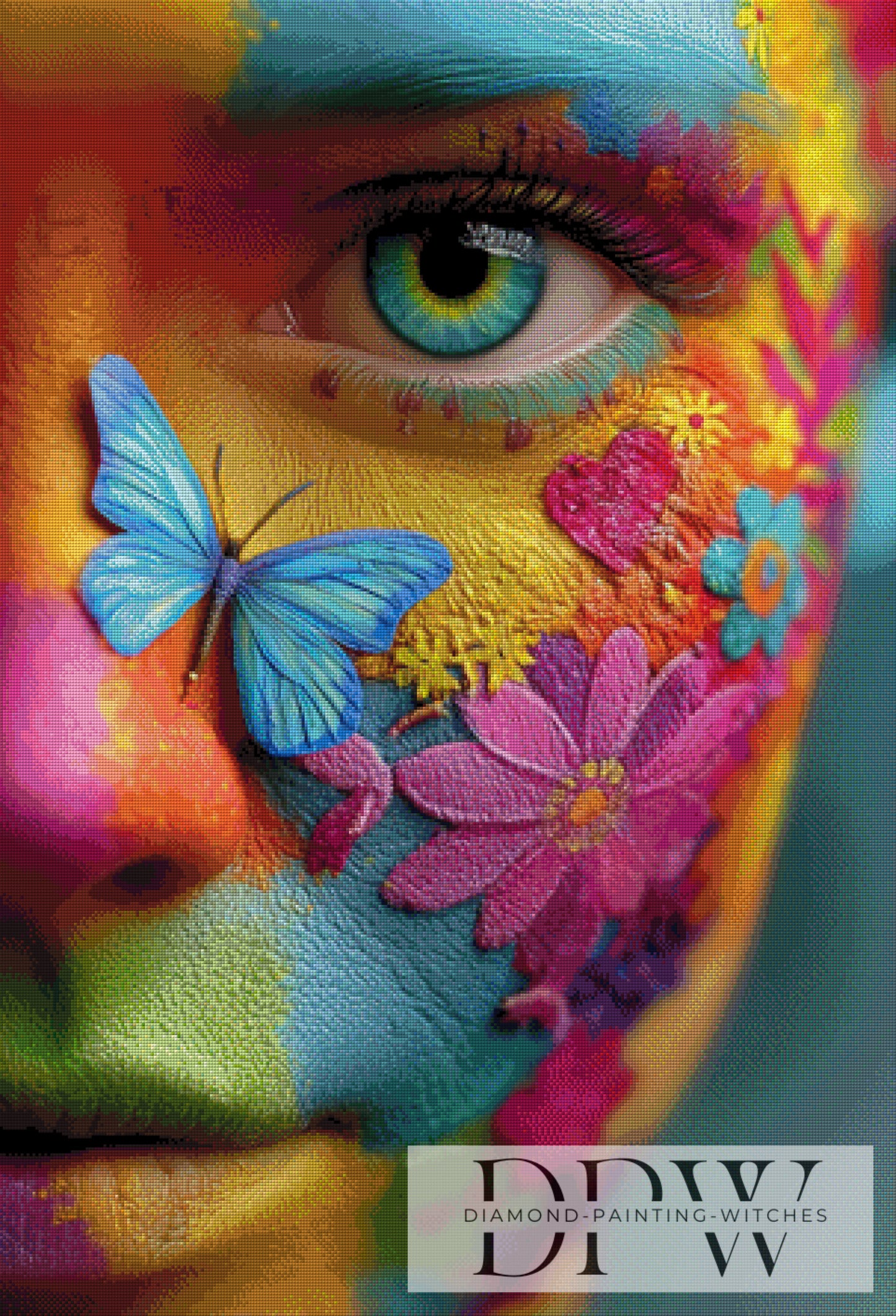 Canvas of light by QN 75x110cm mit 360 Farben DPW-3586