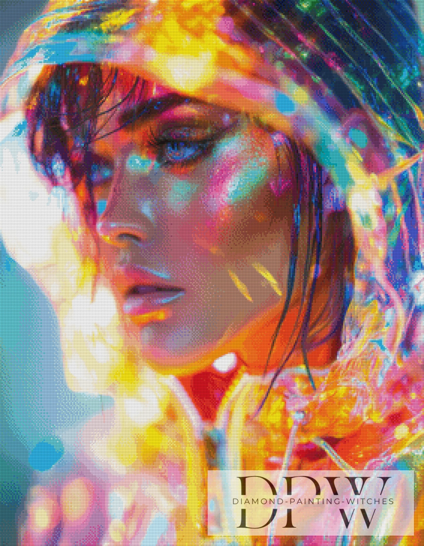 Neon Thoughts by theA.art 70x90cm mit 380 Farben DPW-3593