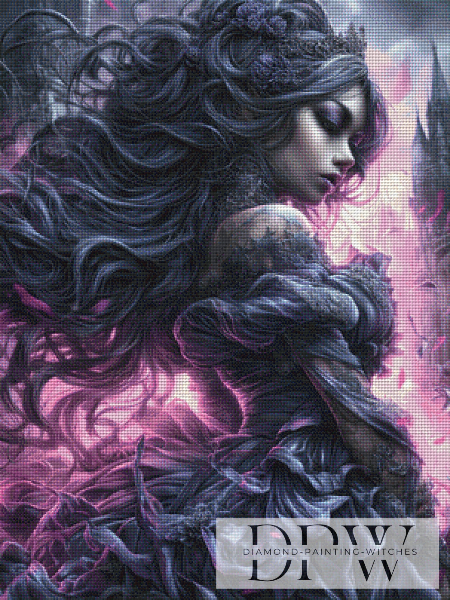 Crown of Twilight by _Sweet_Loco_AI 75x100cm mit 88 Farben DPW-3595