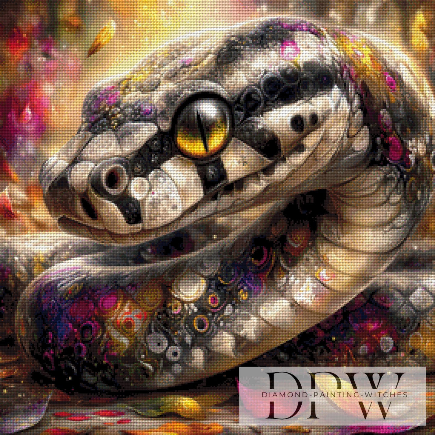 Snake by Casalla Vendetta 70x70cm mit 260 Farben DPW-3626