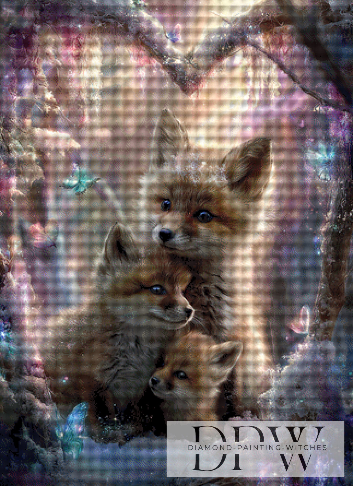 Fuchs Glück by Maggie 80x110cm mit 230 Farben DPW-3661