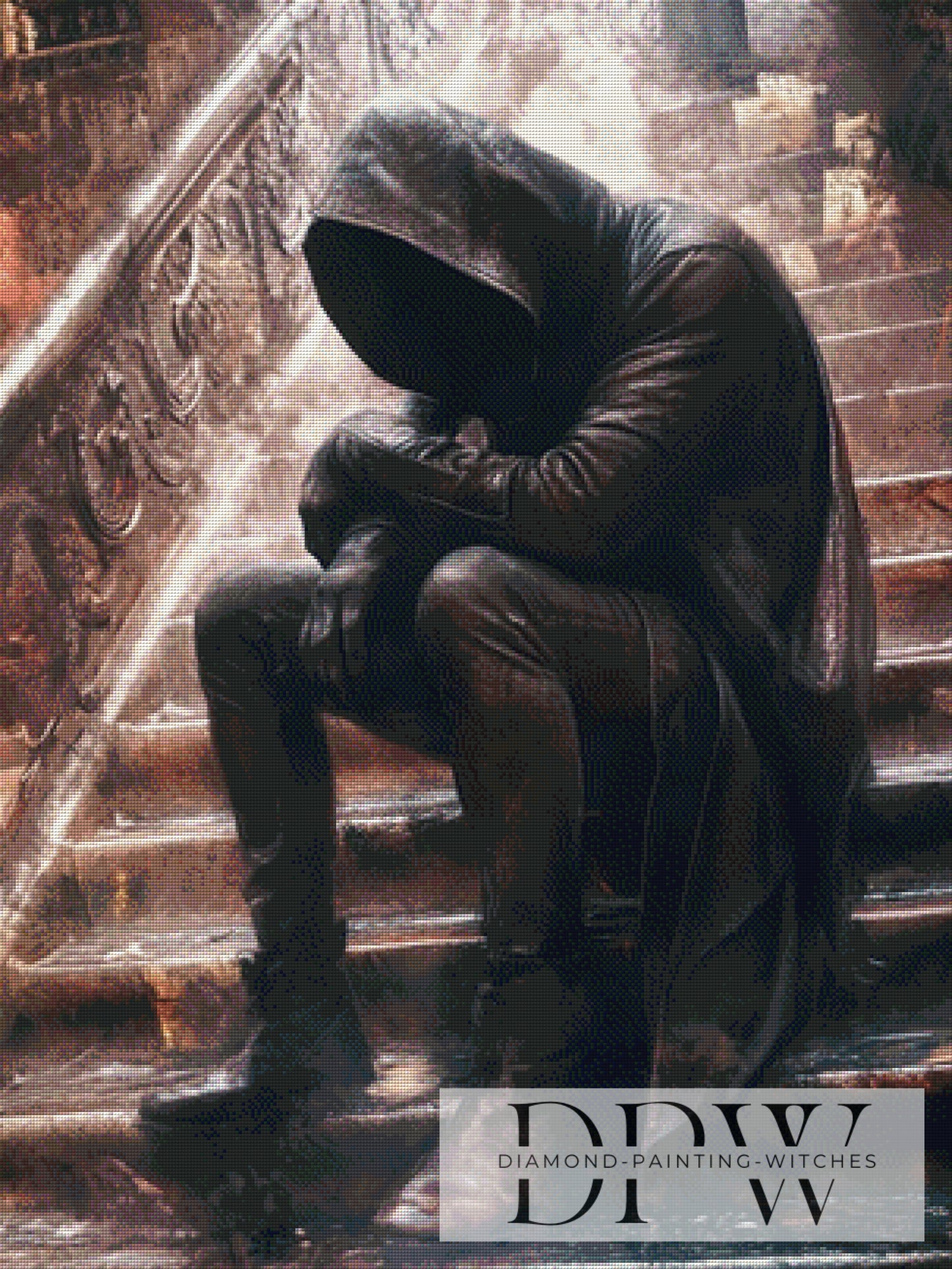 Lonely stranger by Pixxel Pics 75x100cm mit 100 Farben DPW-366