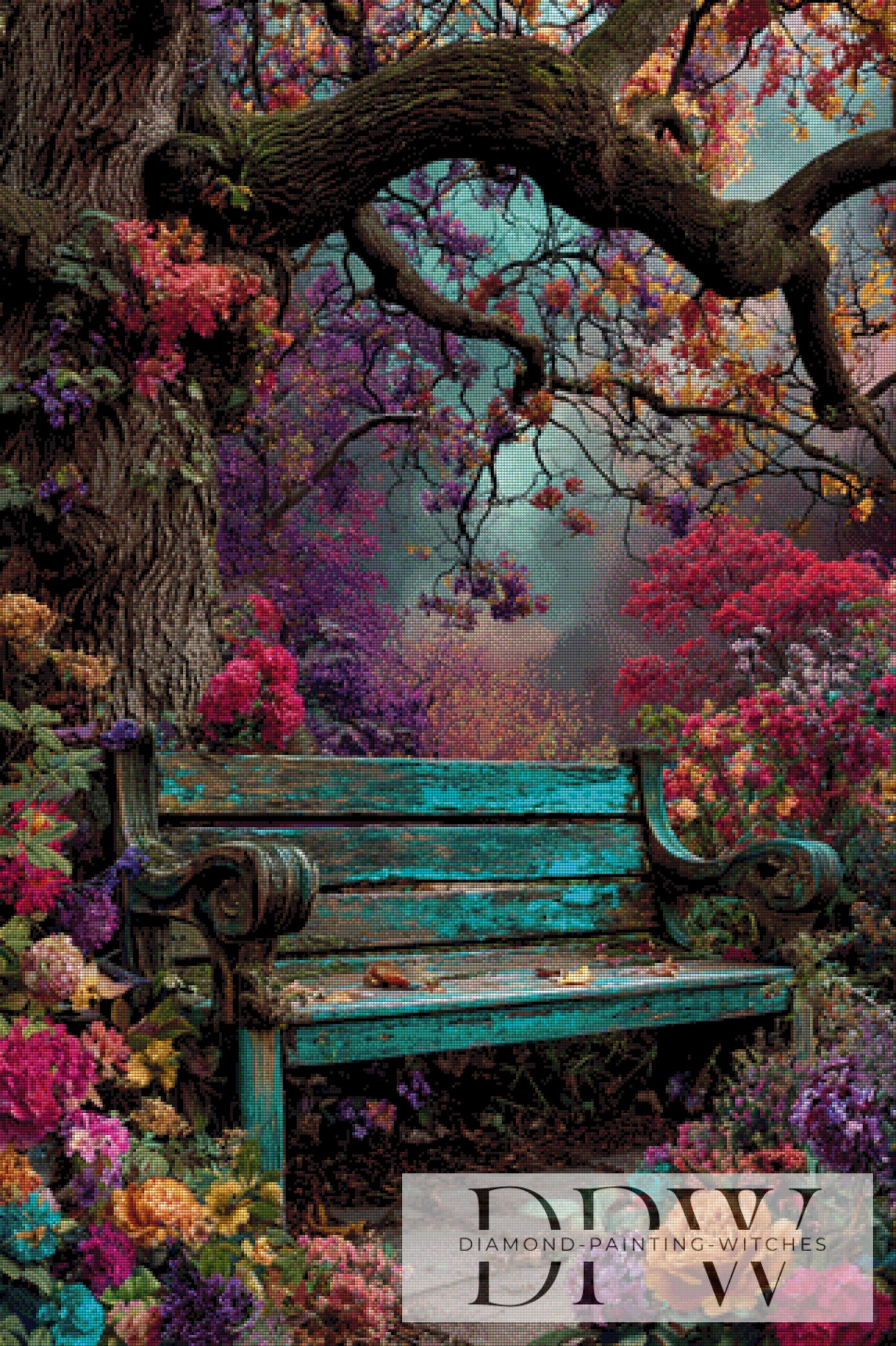 Bank der Entspannung by Moonlight 80x120cm mit 330 Farben DPW-3692