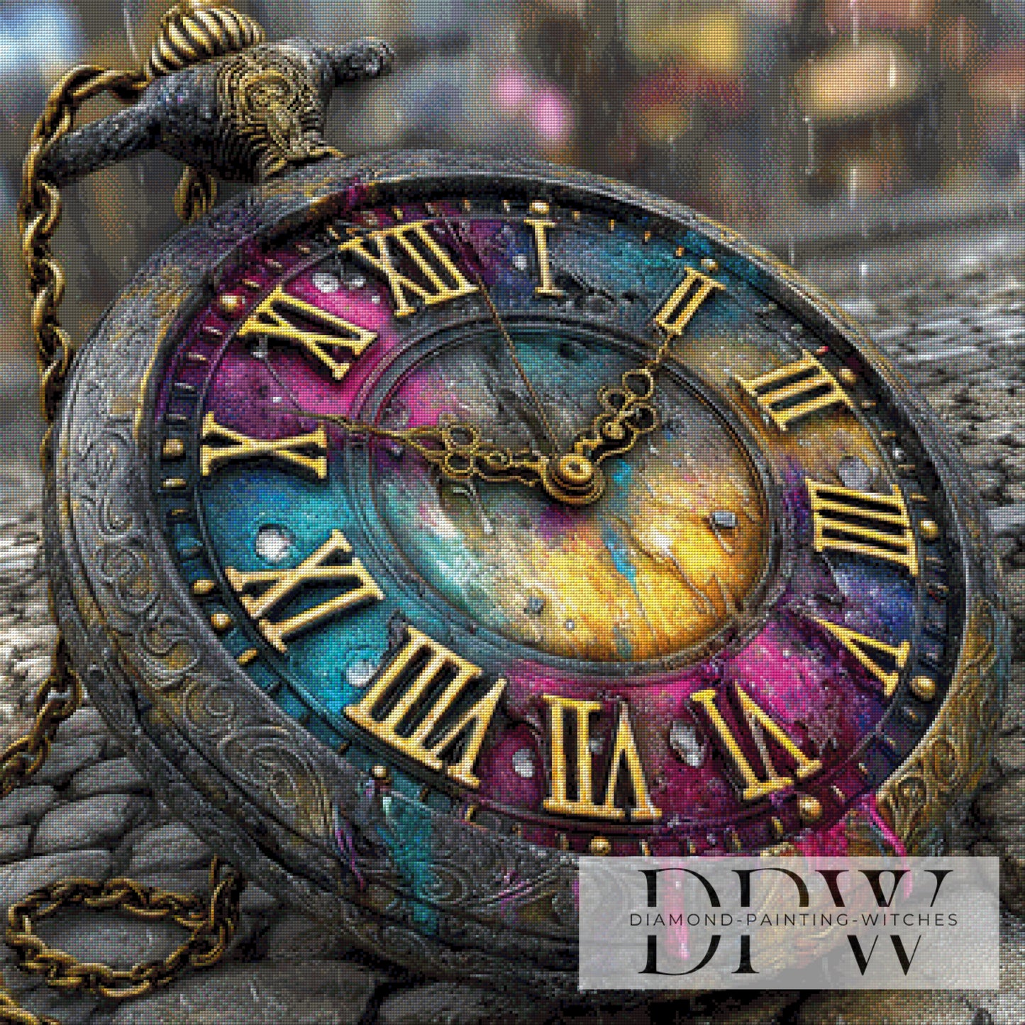 Geilo Clocko by Casalla Vendetta 90x90cm mit 290 Farben DPW-3704