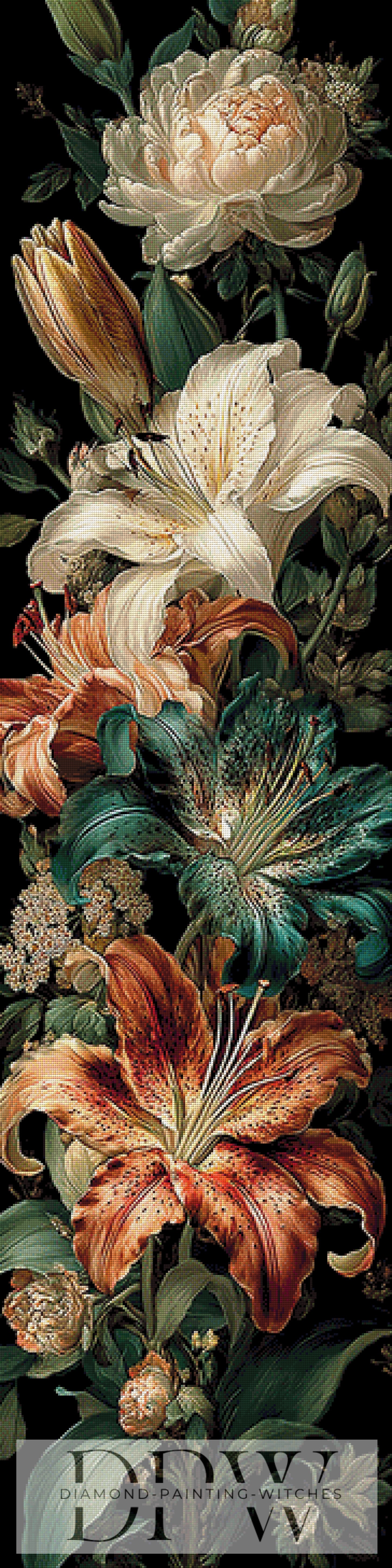 Edellilien by Catill 45x180cm mit 250 Farben DPW-3714