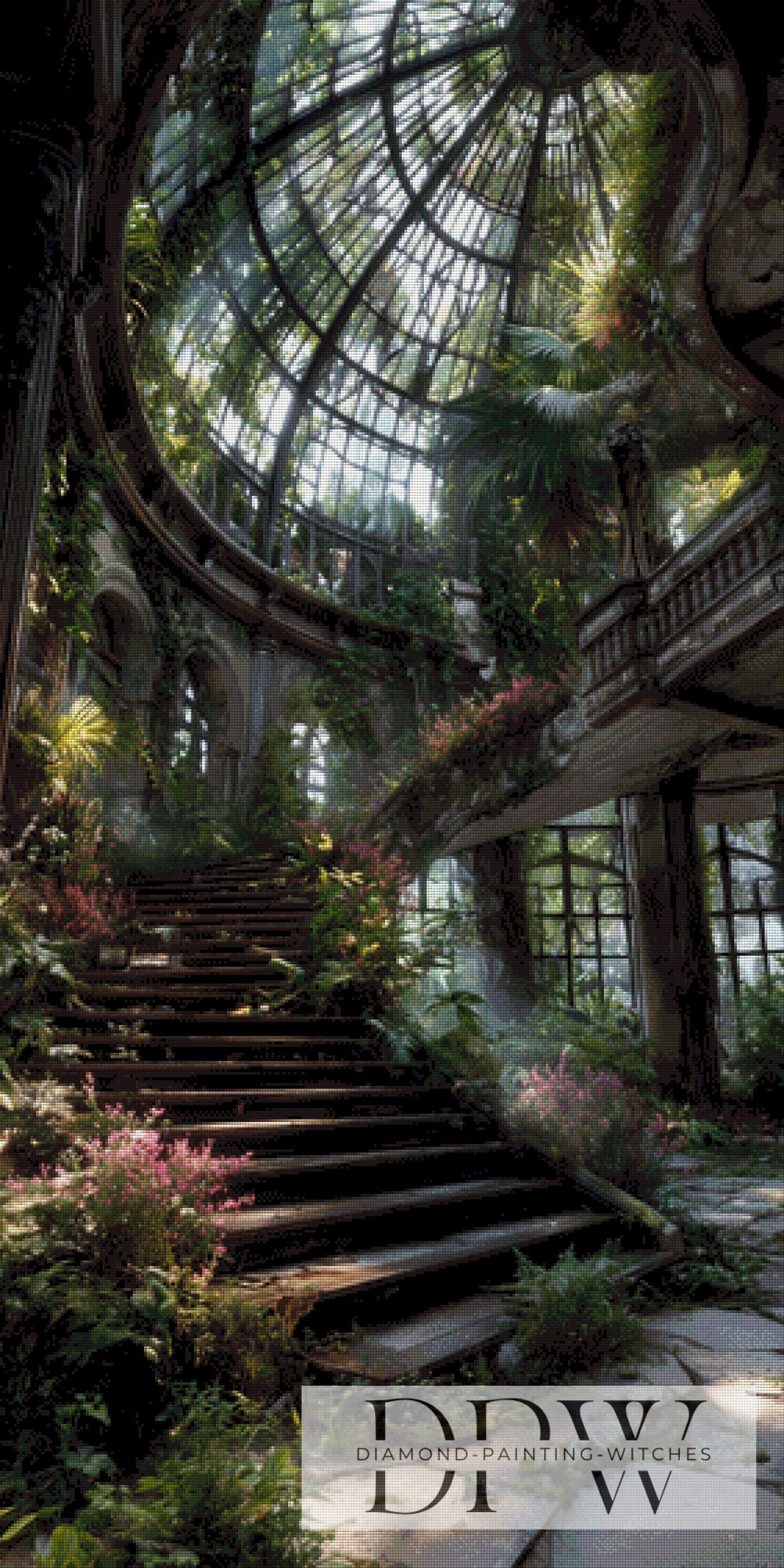 Lost Hall I by QN 70x140cm mit 170 Farben DPW-3737