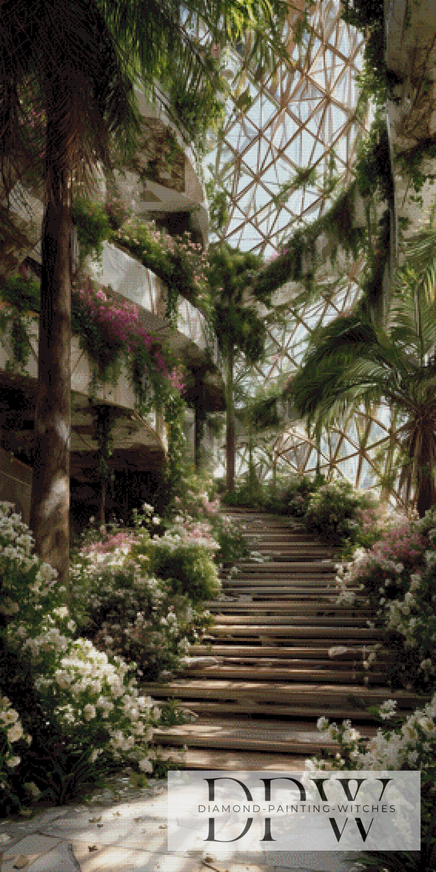 Lost Hall II by QN 70x140cm mit 135 Farben DPW-3738