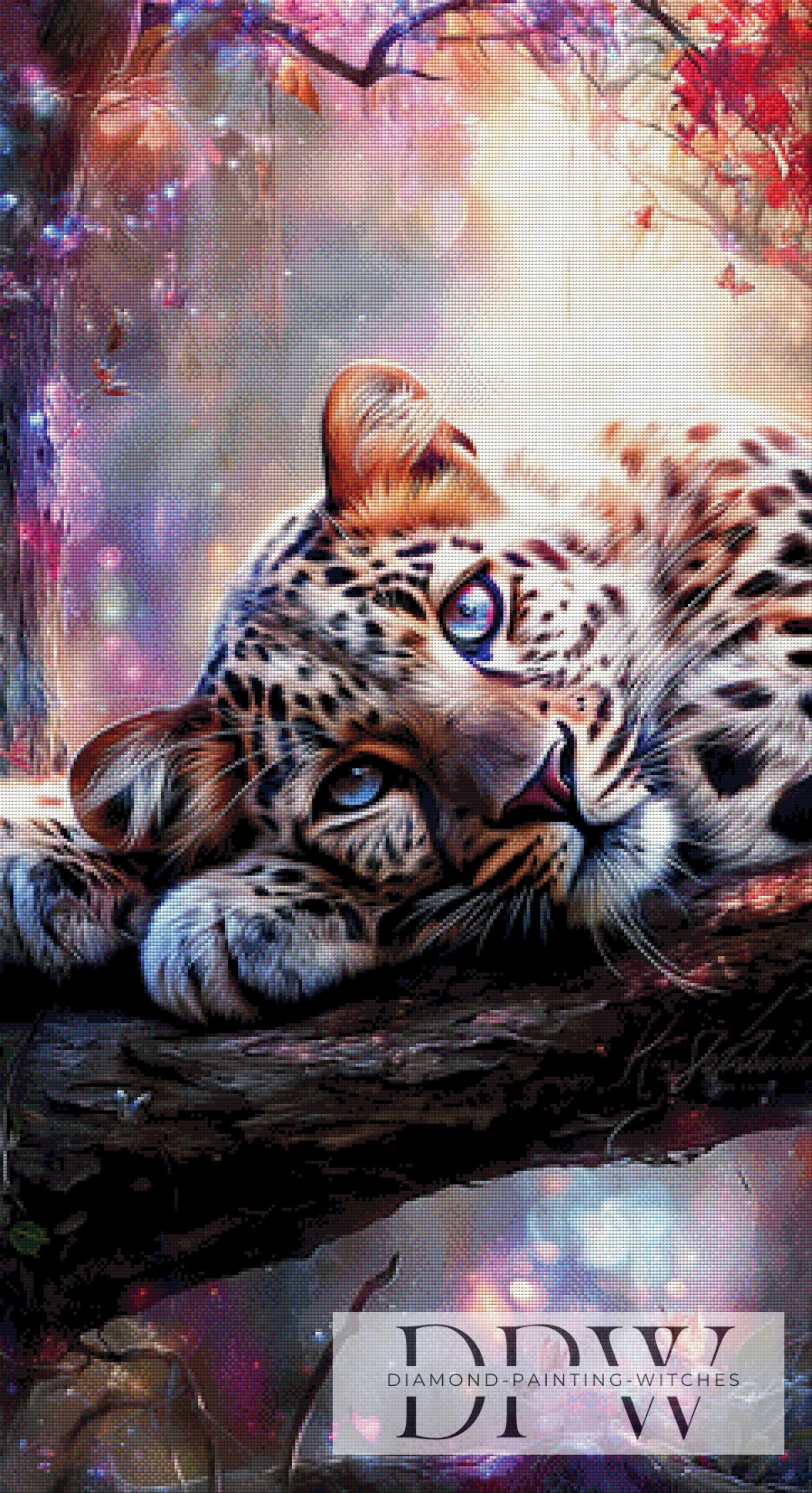 Müder Leo by ellufija 60x110cm mit 250 Farben DPW-3741