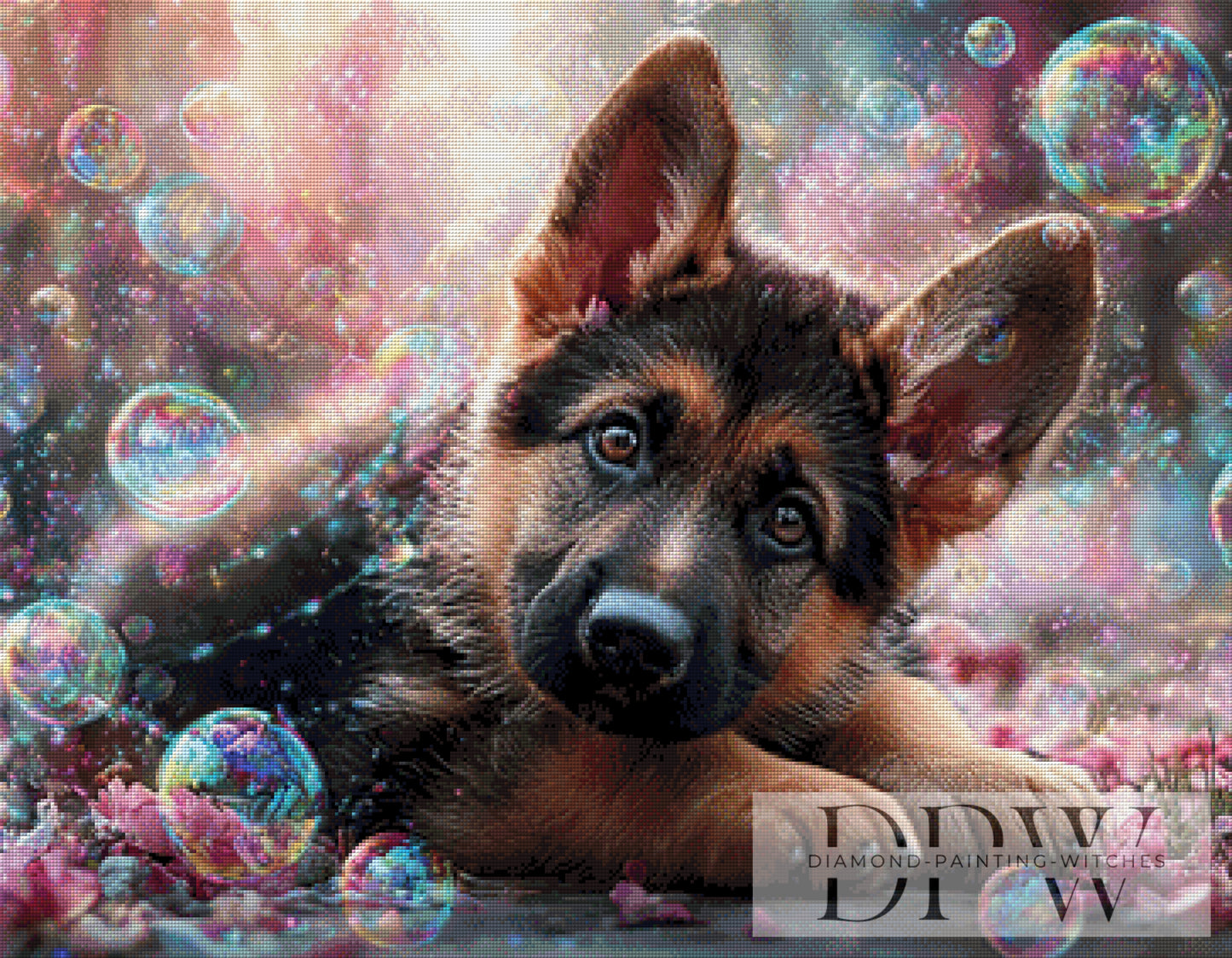 Lucky by ellufija 90x70cm mit 270 Farben DPW-3858