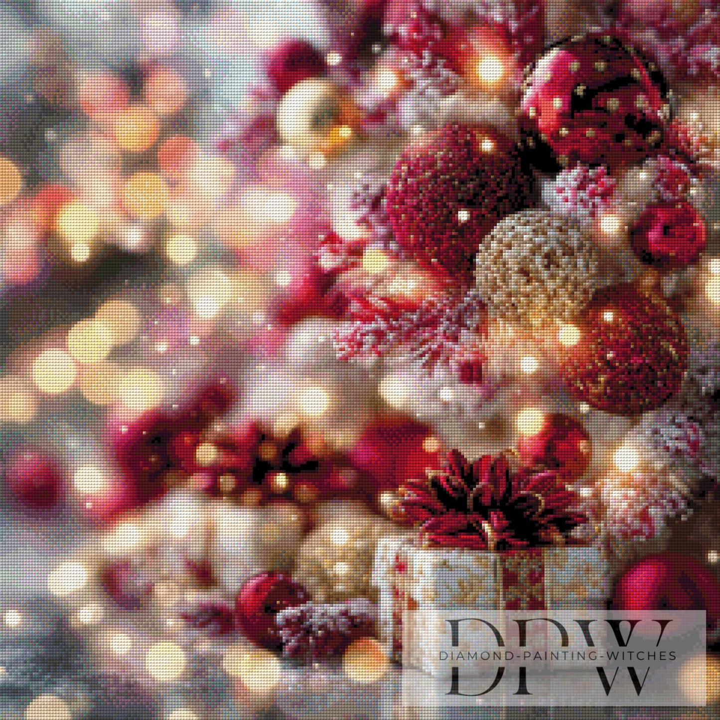 Bescherung by theA.art 60x60cm mit 220 Farben DPW-3874