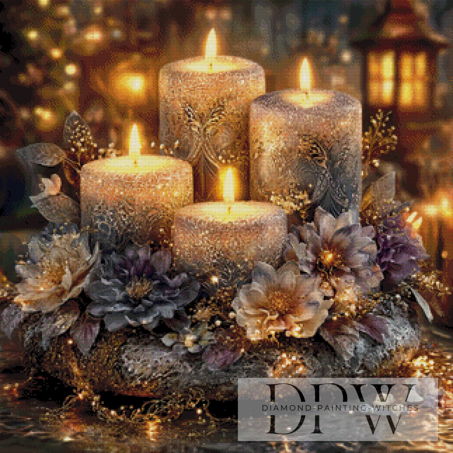 Adventskranz by Casalla Vendetta 80x80cm mit 160 Farben DPW-3886