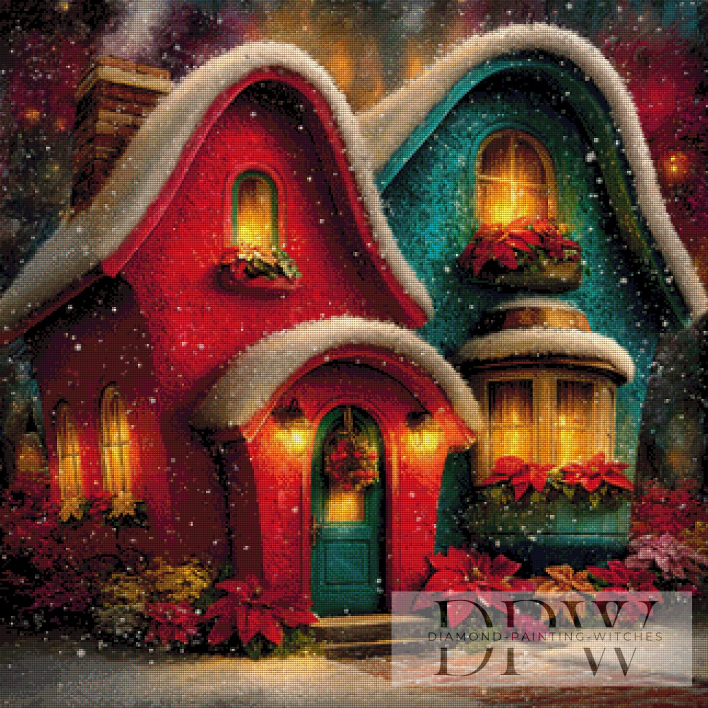 Adventshäuser by Casalla Vendetta 80x80cm mit 260 Farben DPW-3914