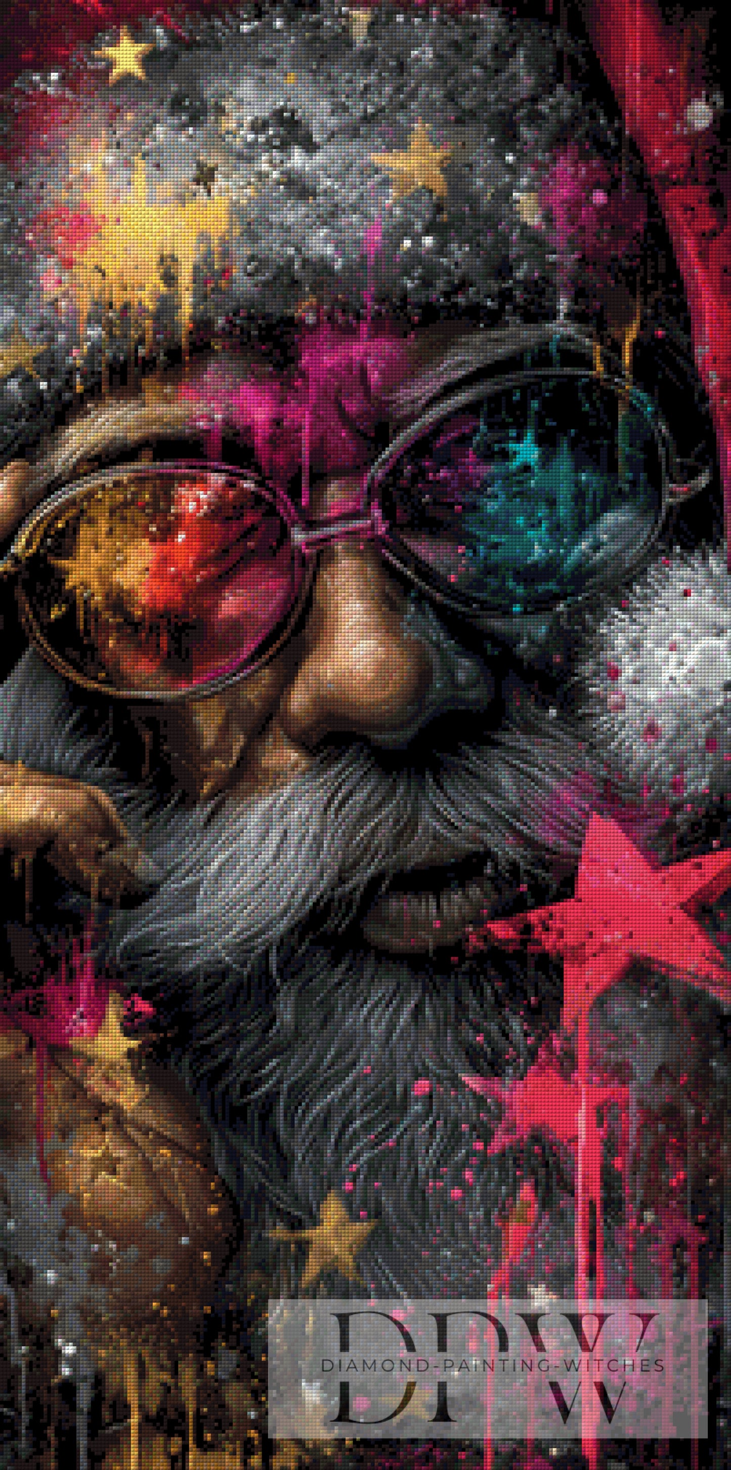 Hipsterhoho by Elly_A.I. 50x100cm mit 220 Farben DPW-3928