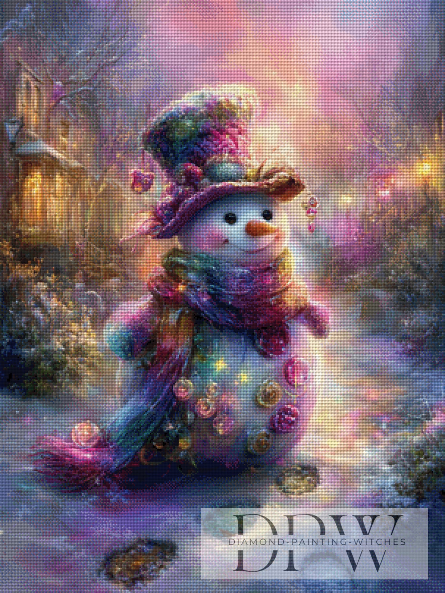Frostiger Freund by Maggie 75x100cm mit 300 Farben DPW-3940