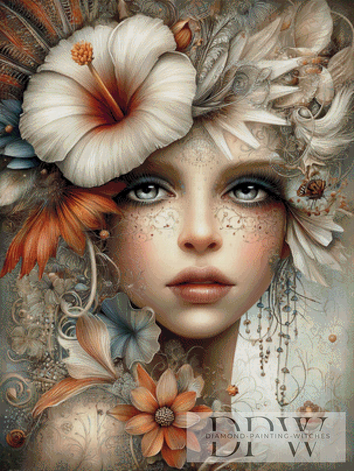 Die gute Ute by CreatiVart 75x100cm mit 150 Farben DPW-397