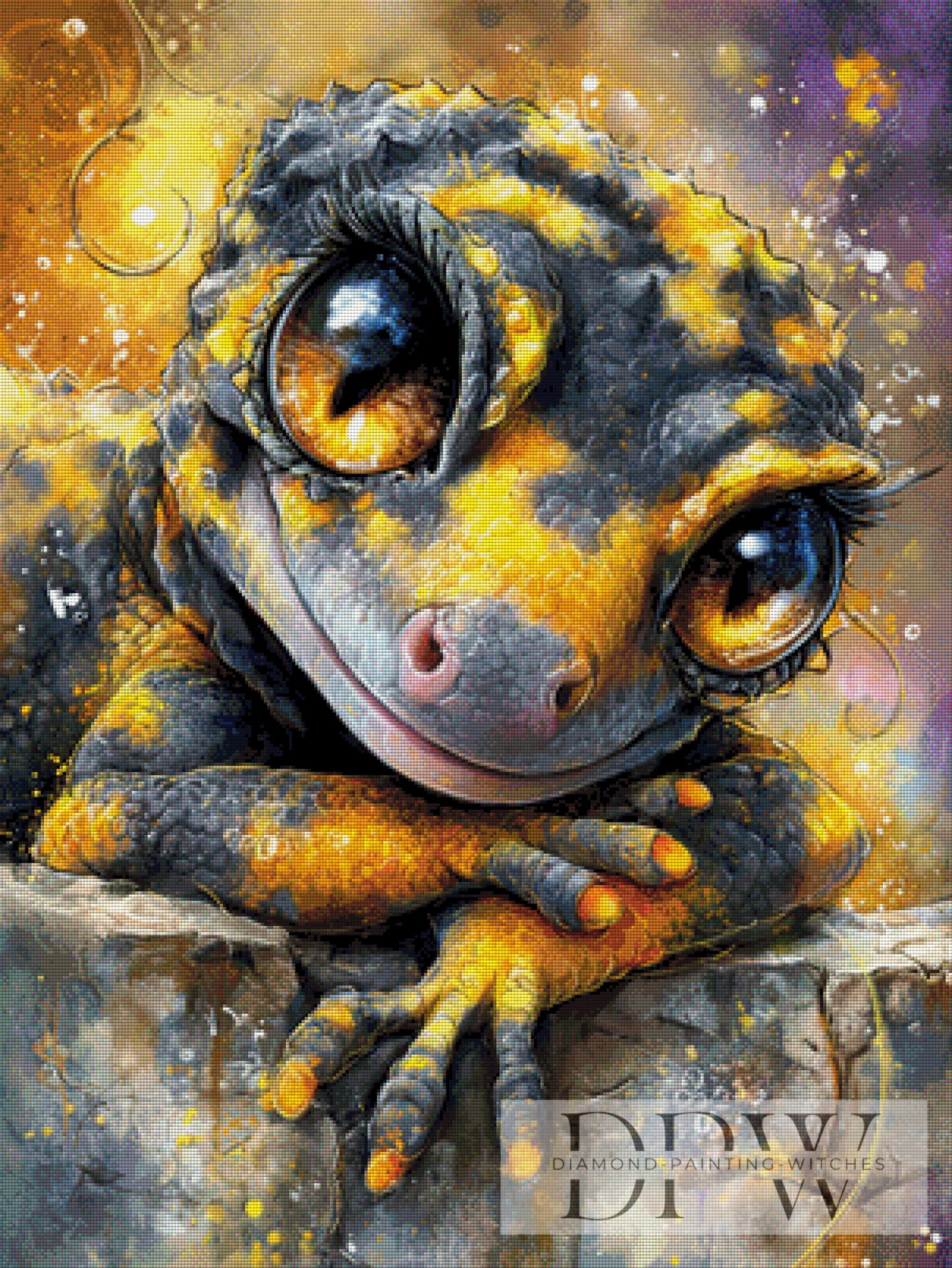 Salamander by Pixxel Pics 75x100cm mit 240 Farben DPW-4012