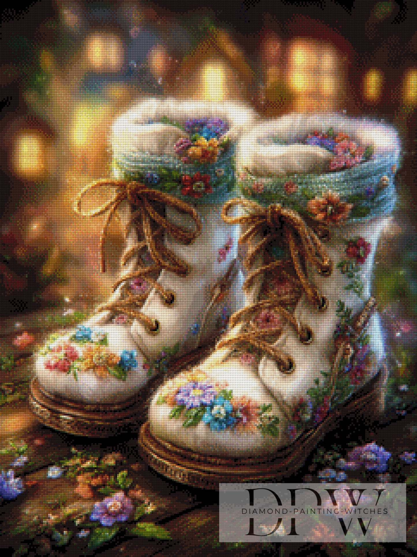 Verträumte Schritte by Maggie 60x80cm mit 260 Farben DPW-4022