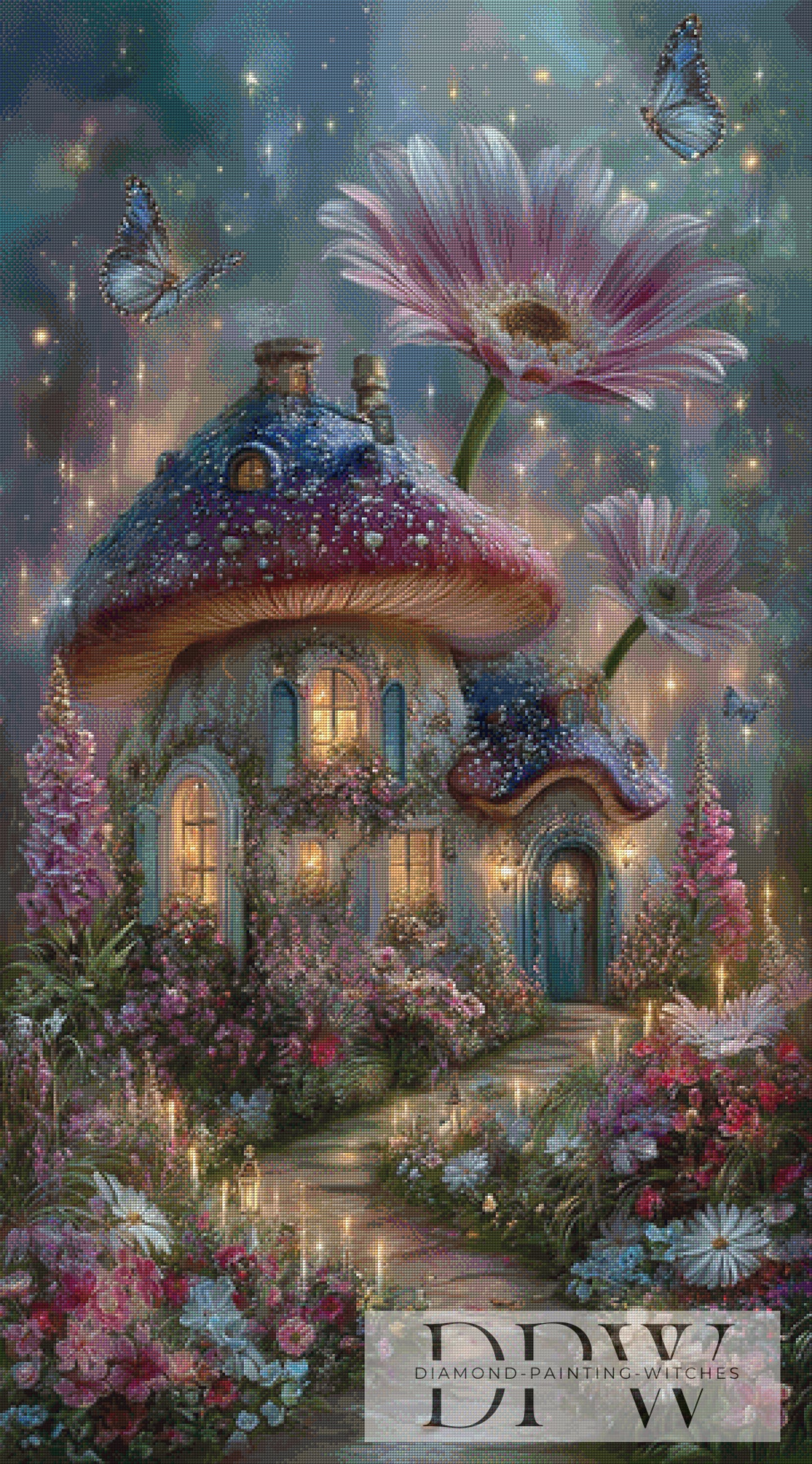 Fairy mansion by Pixxel Pics 75x135cm mit 210 Farben DPW-4124