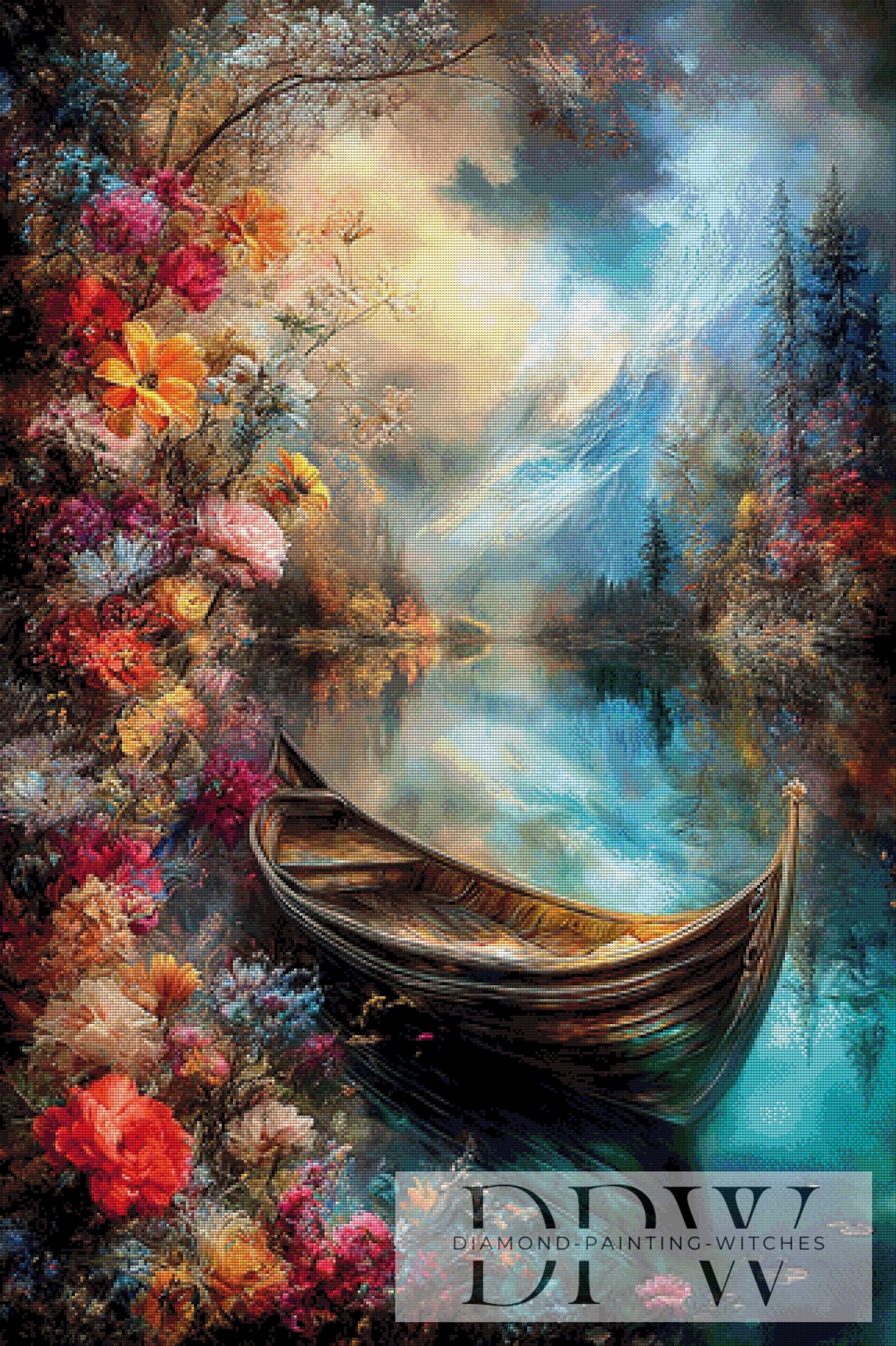 Paradiesische Bootstour by Catill 80x120cm mit 350 Farben DPW-4151