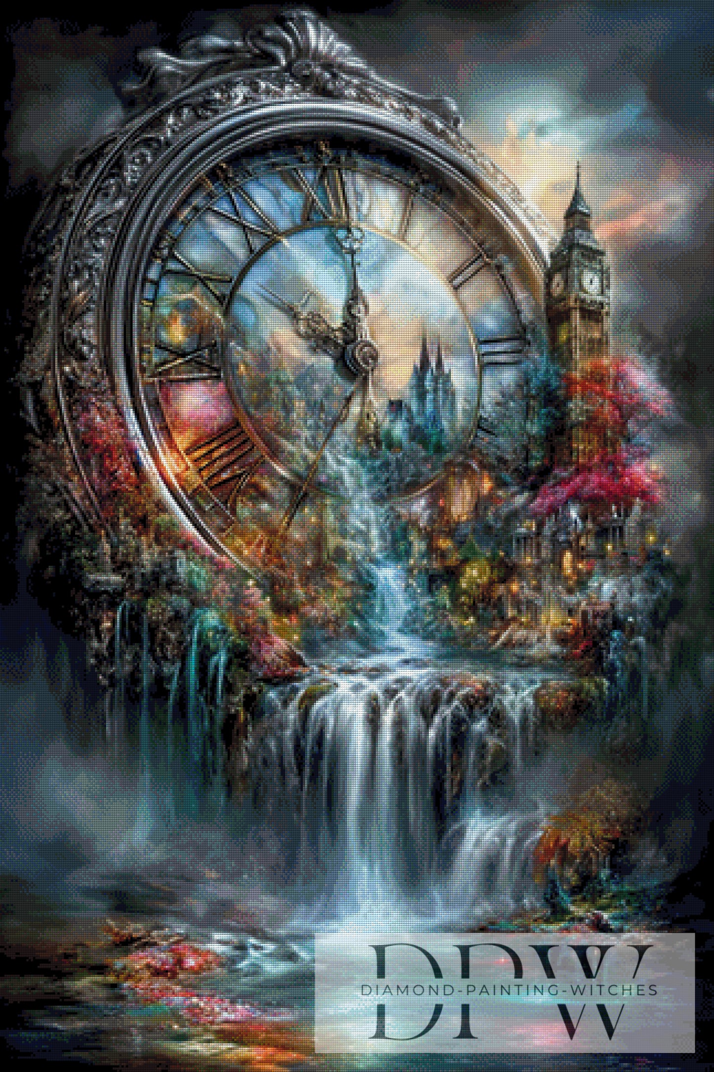 Verwunschene Stunde by Catill 80x120cm mit 280 Farben DPW-4152