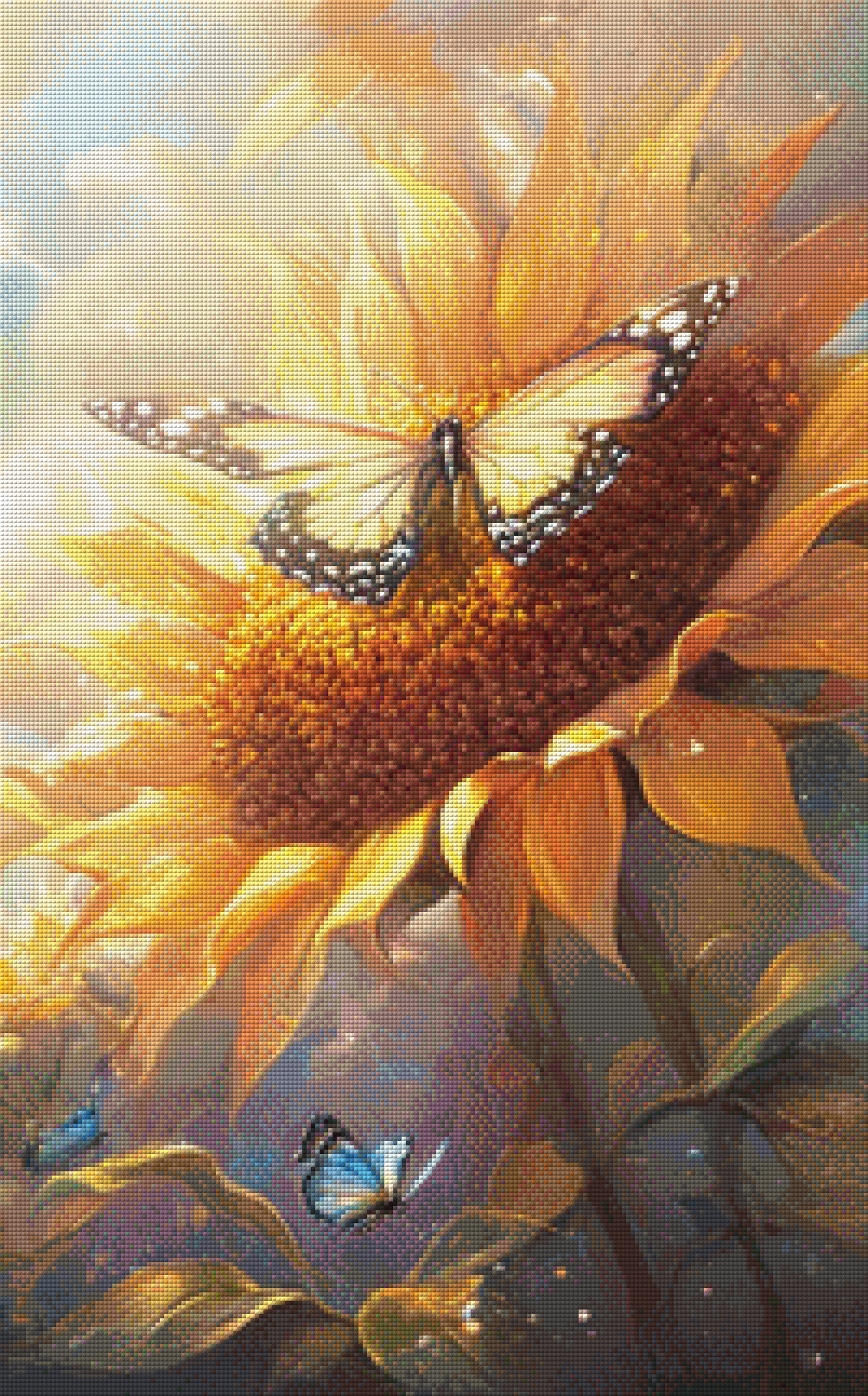 3-Teiler Sunflower Field by ellufija 150x80 DPW-4164