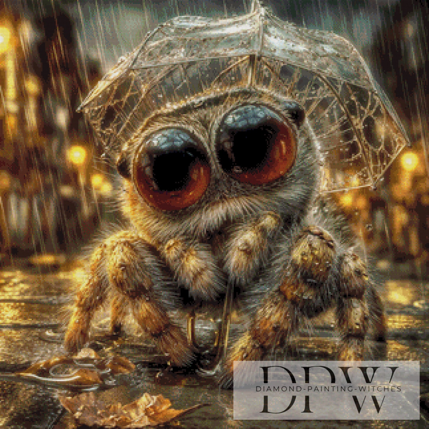 Stephy Spider by Pixxel Pics 80x80cm mit 140 Farben DPW-4177