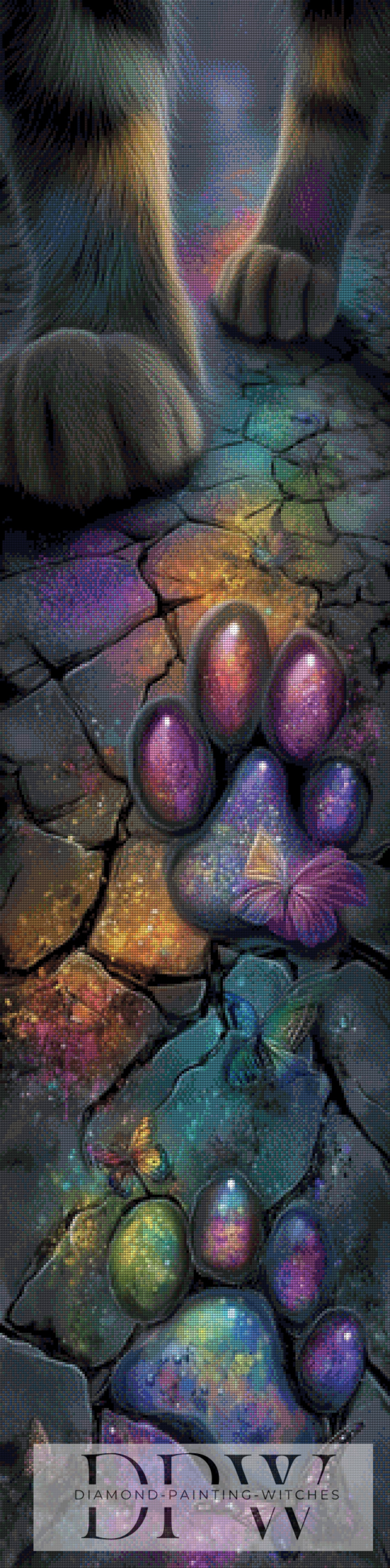 Cats memories by Pixxel Pics 40x160cm mit 200 Farben DPW-4185