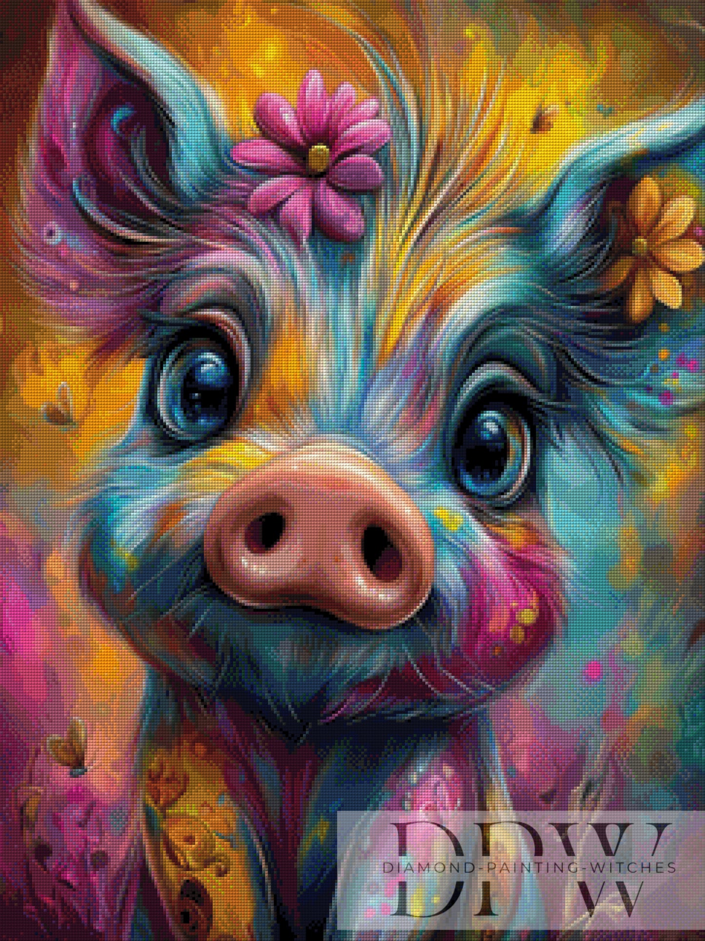 Lucy by CleoDora 60x80cm mit 300 Farben DPW-433