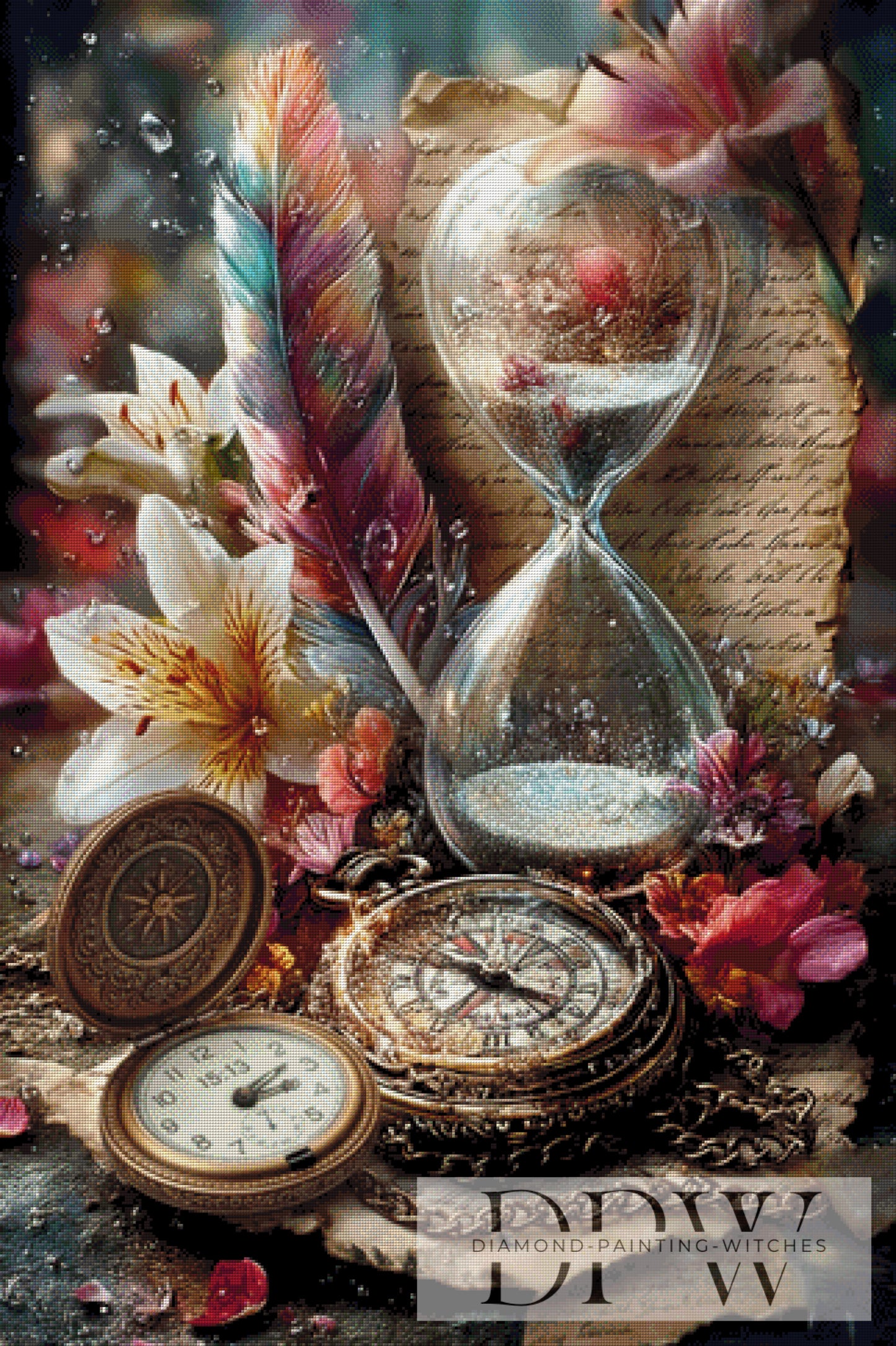 Memories of life by ellufija 80x120cm mit 270 Farben DWP-4467