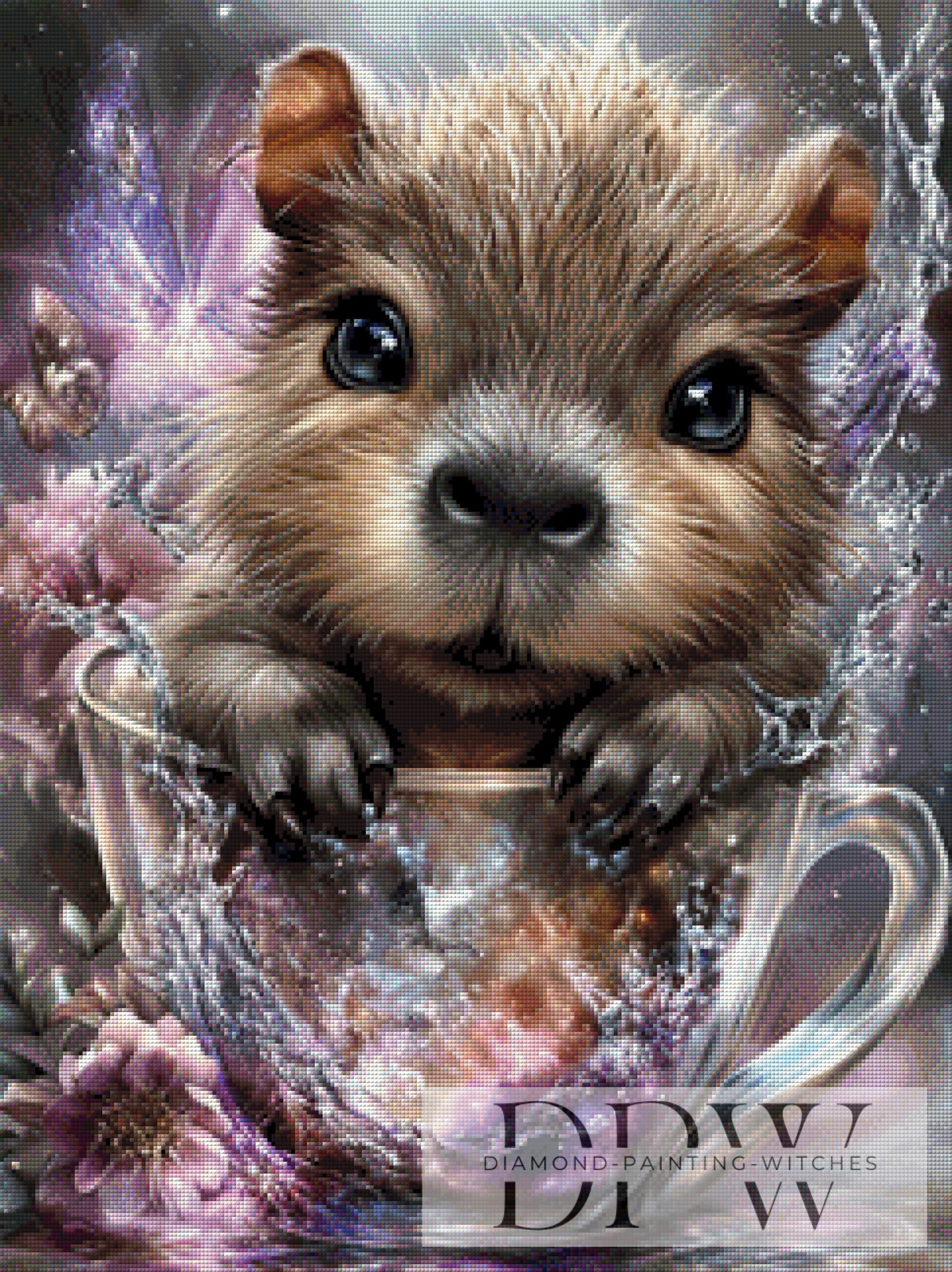 Capybara II by Elly_A.I. 60x80cm mit 160 Farben DPW-4469