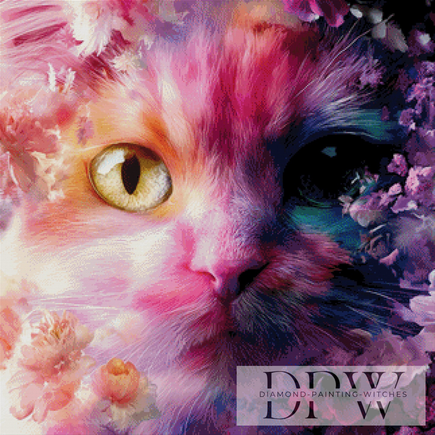 Schattenspiel by theA.art 80x80cm mit 240 Farben DPW-4490