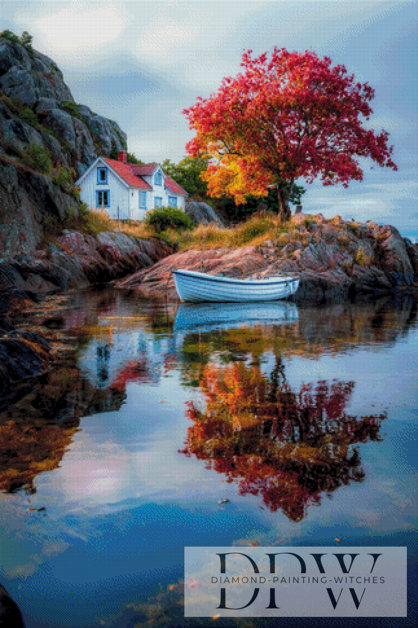 Nordic Autumn by theA.art 80x120cm mit 320 Farben DPW-4497
