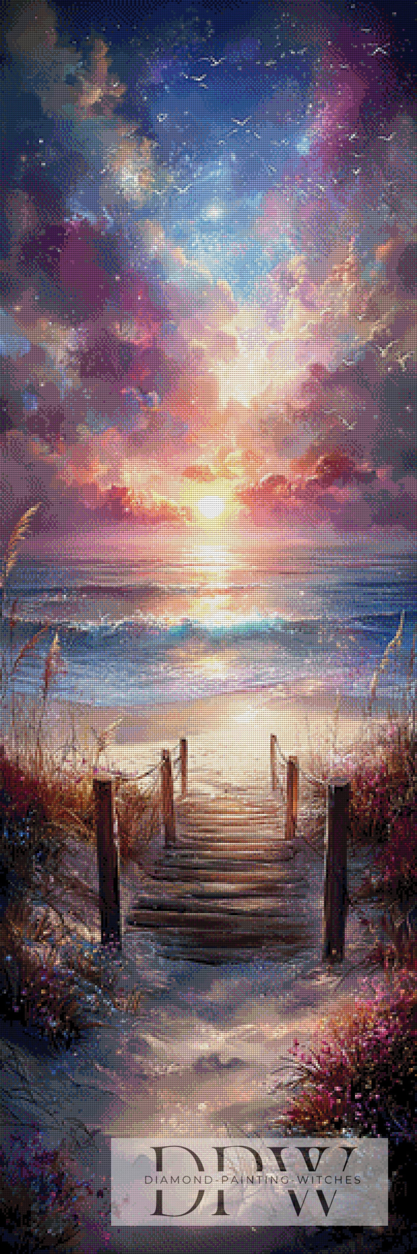 Der Weg zum Horizont II by ellufija 50x150cm mit 220 Farben DWP-4575