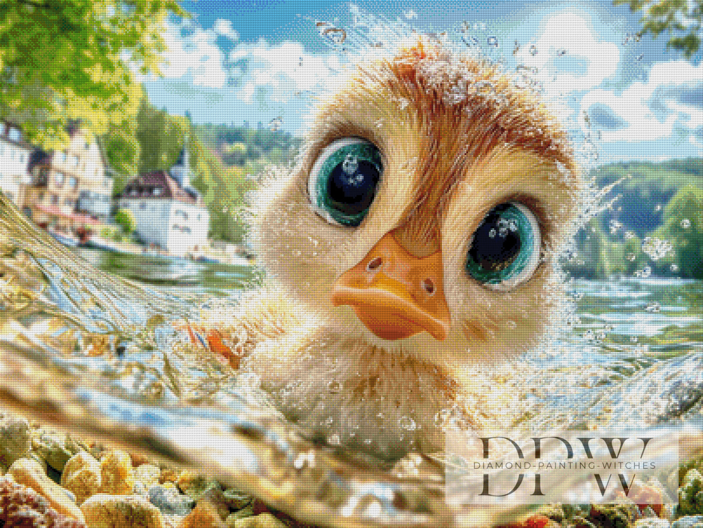 Ducky by Pixxel Pics 100x75cm mit 270 Farben DPW-4593
