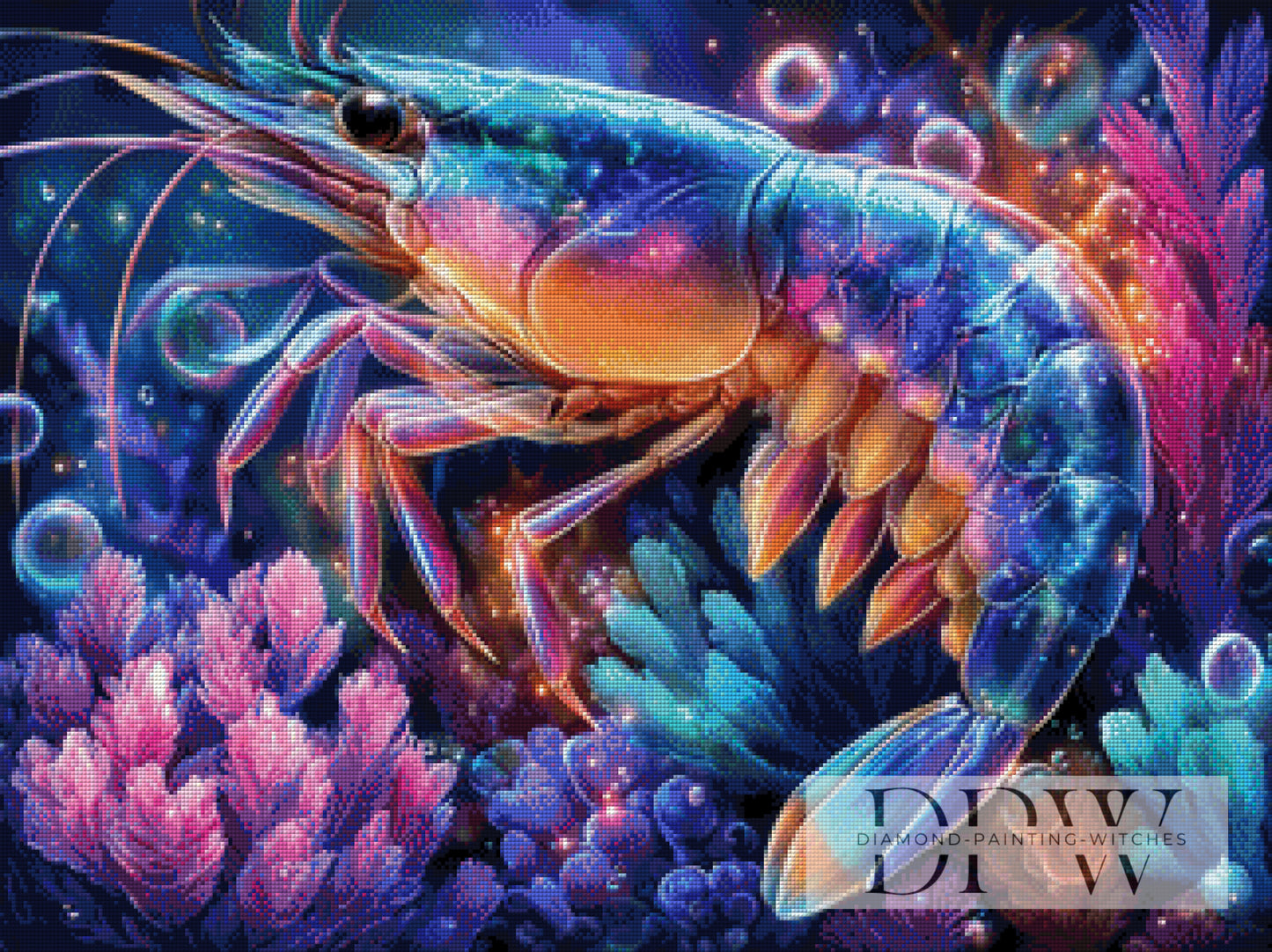 Unter Wasser by Sweet_Loco_AI 80x60cm mit 250 Farben DPW-4621