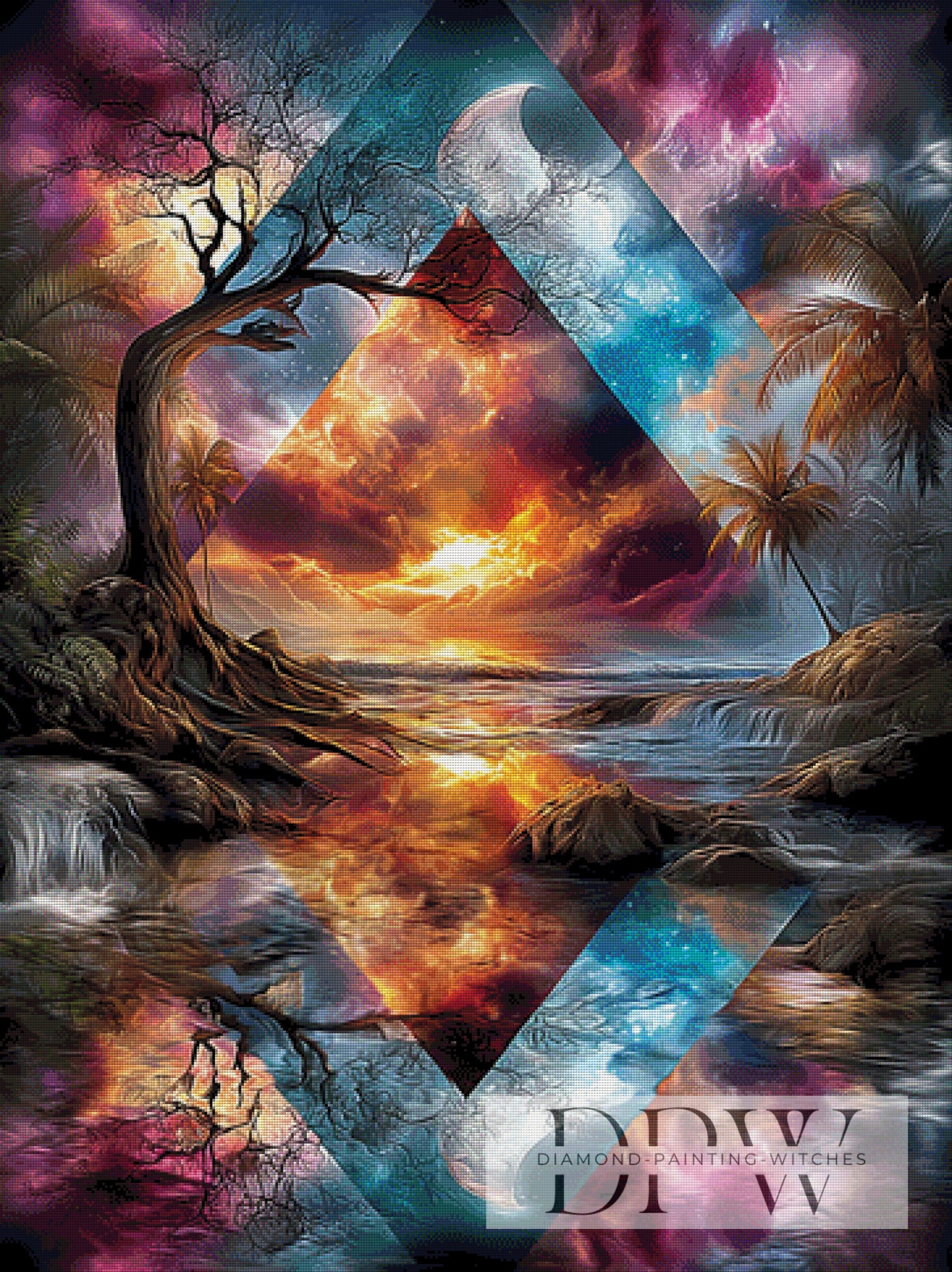 Lucid Dream by Sweet_Loco_AI 90x120cm mit 320 Farben DPW-4628