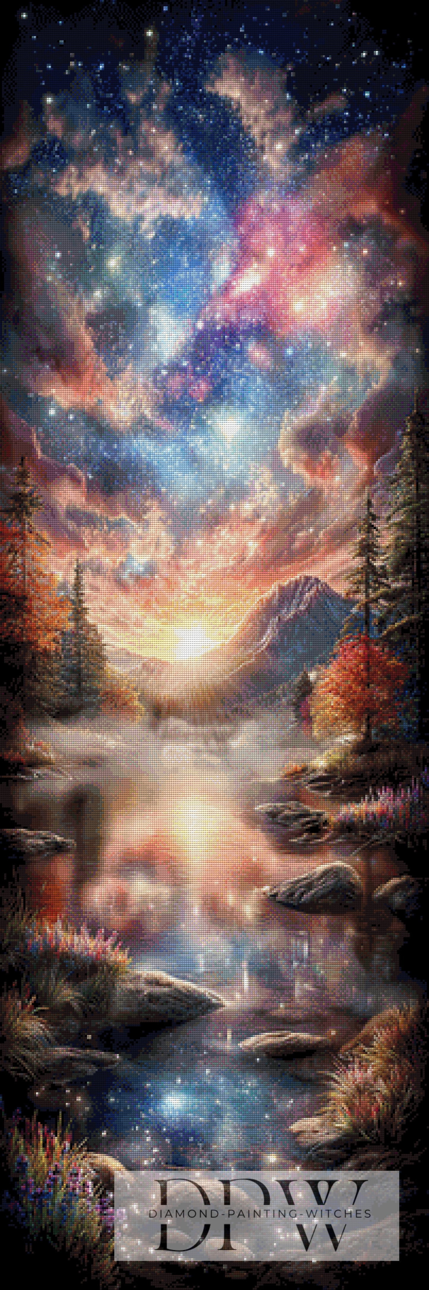 Nebulake by ellufija 50x150cm mit 270 Farben DWP-4643