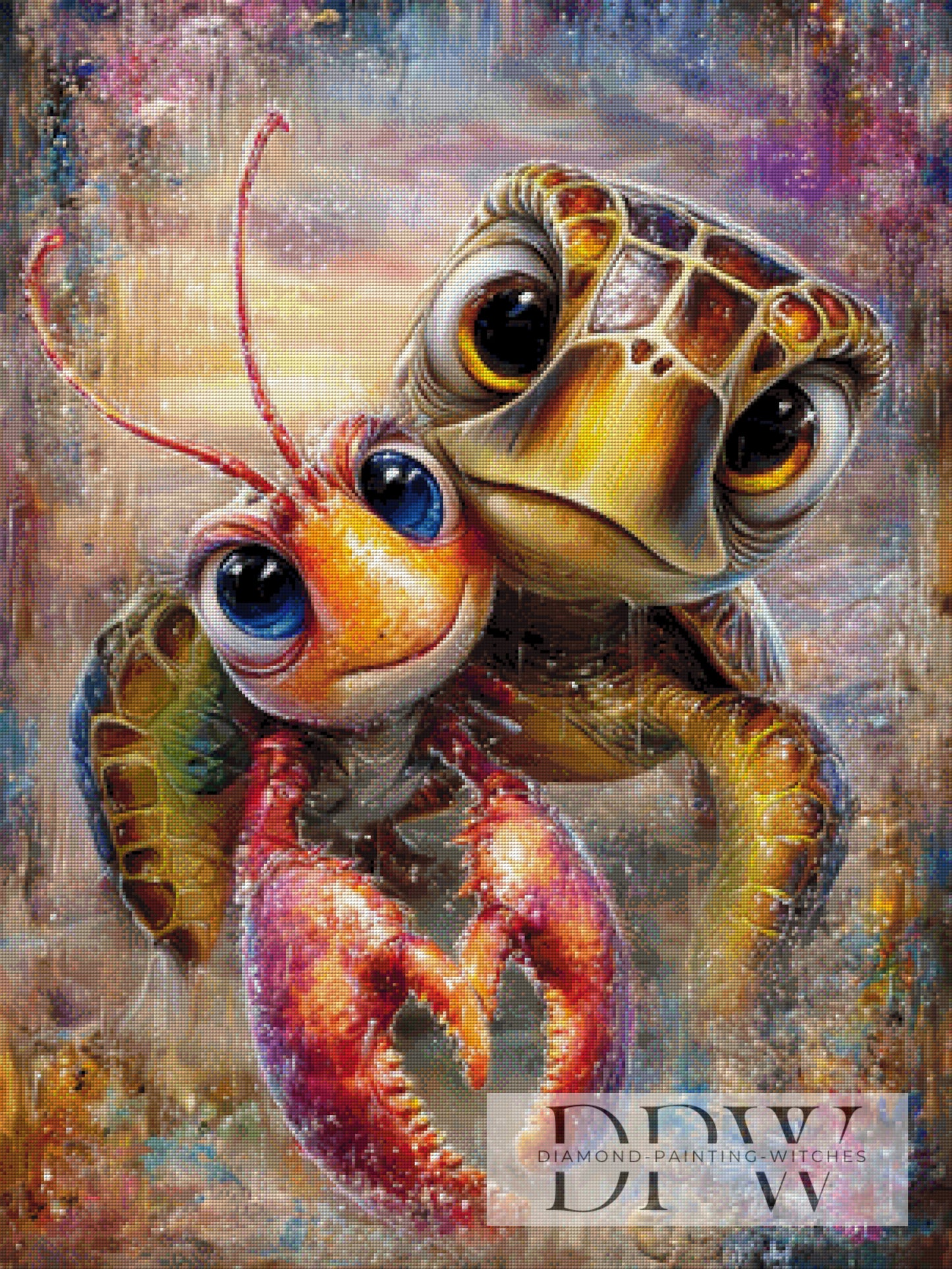 Meeresfreunde by CreatiVart 75x100cm mit 310 Farben DPW-4645