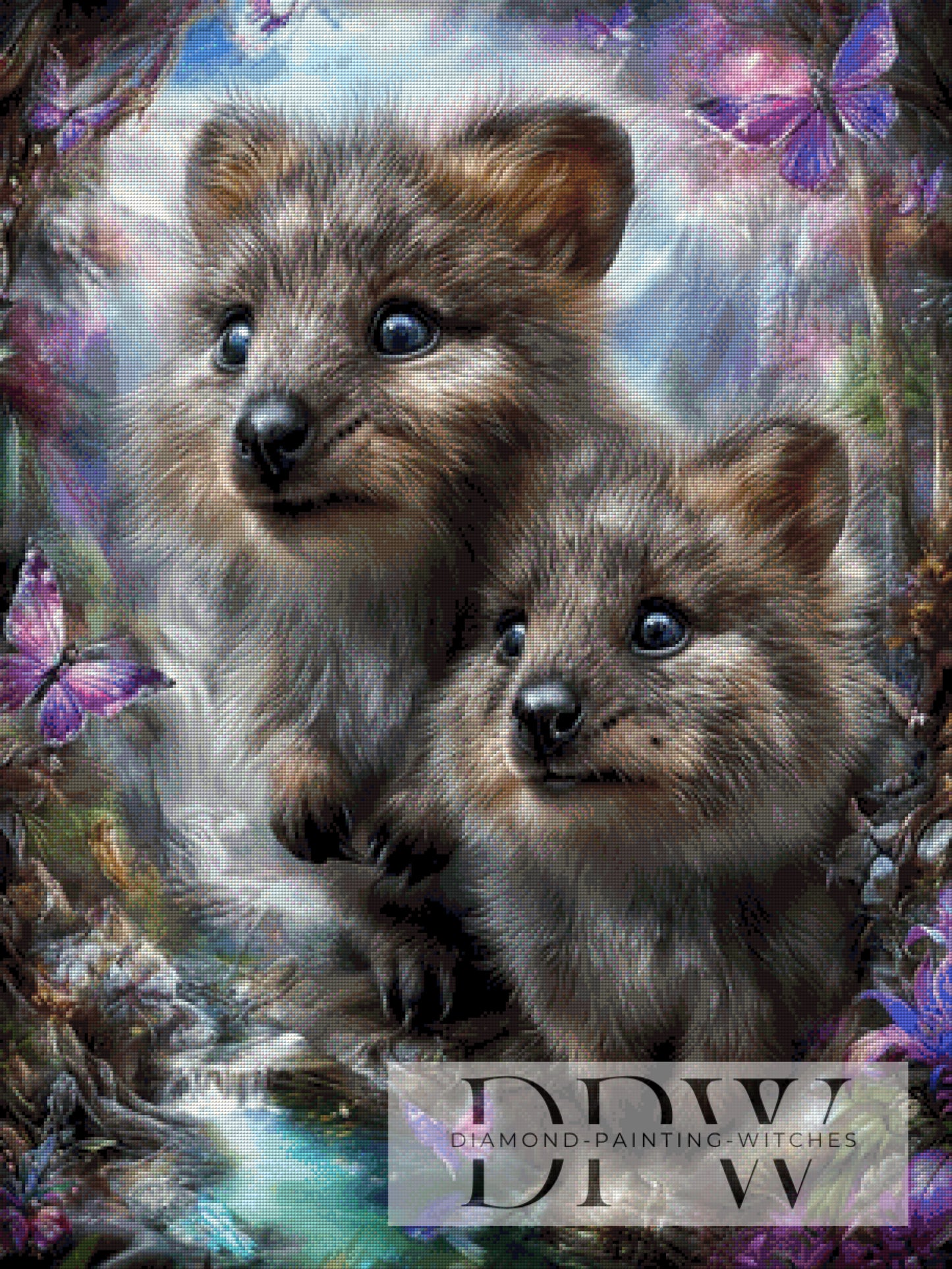 Quokas II by Elly_A.I 75x100cm mit 200 Farben DPW-4677