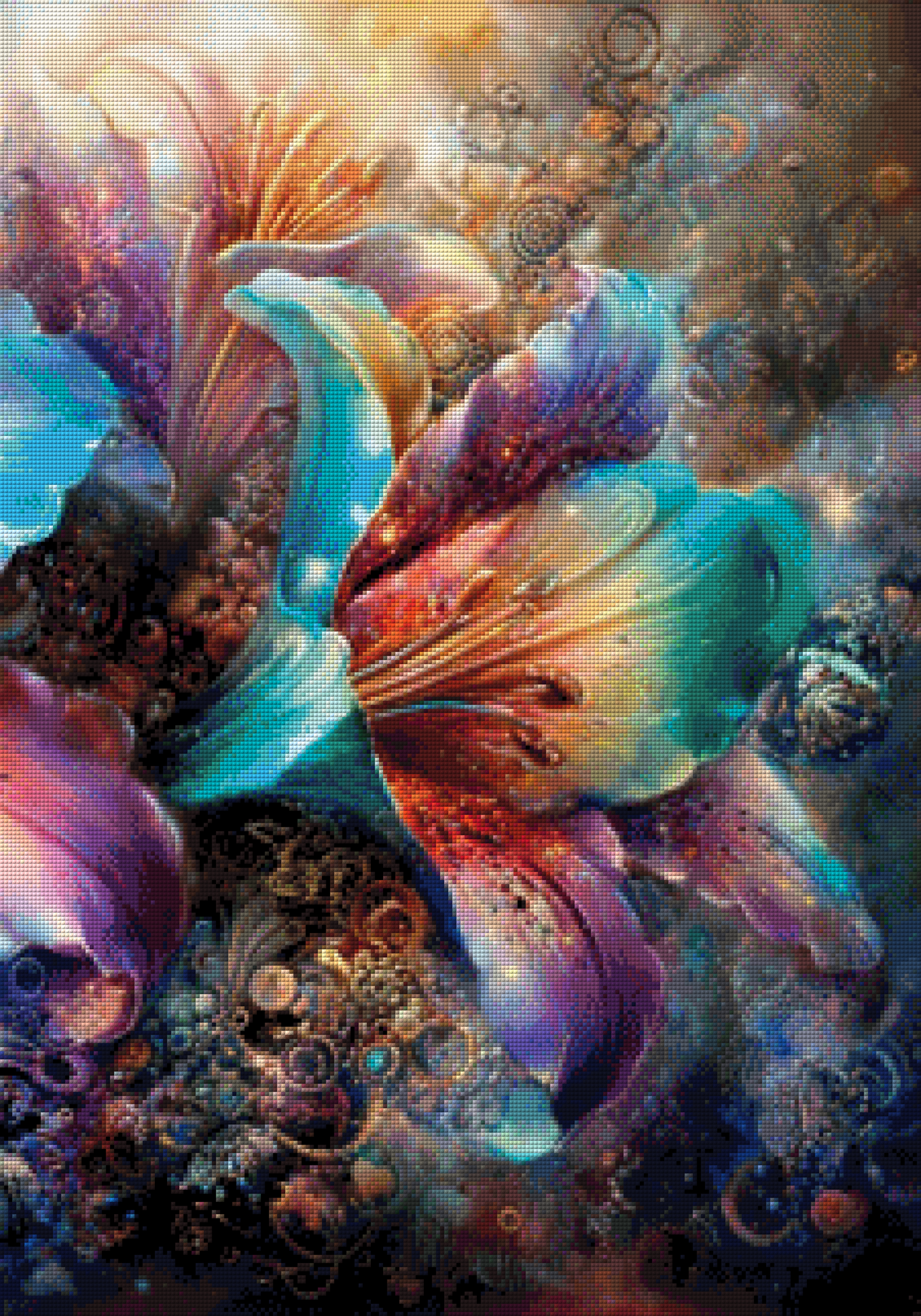 3-Teiler Vintage Lily Panels 180x80 by ellufija DPW-4735