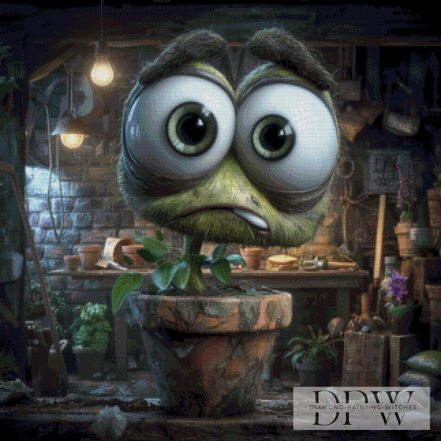 Potthead by Pixxel Pics 80x80cm mit 170 Farben DPW-4755