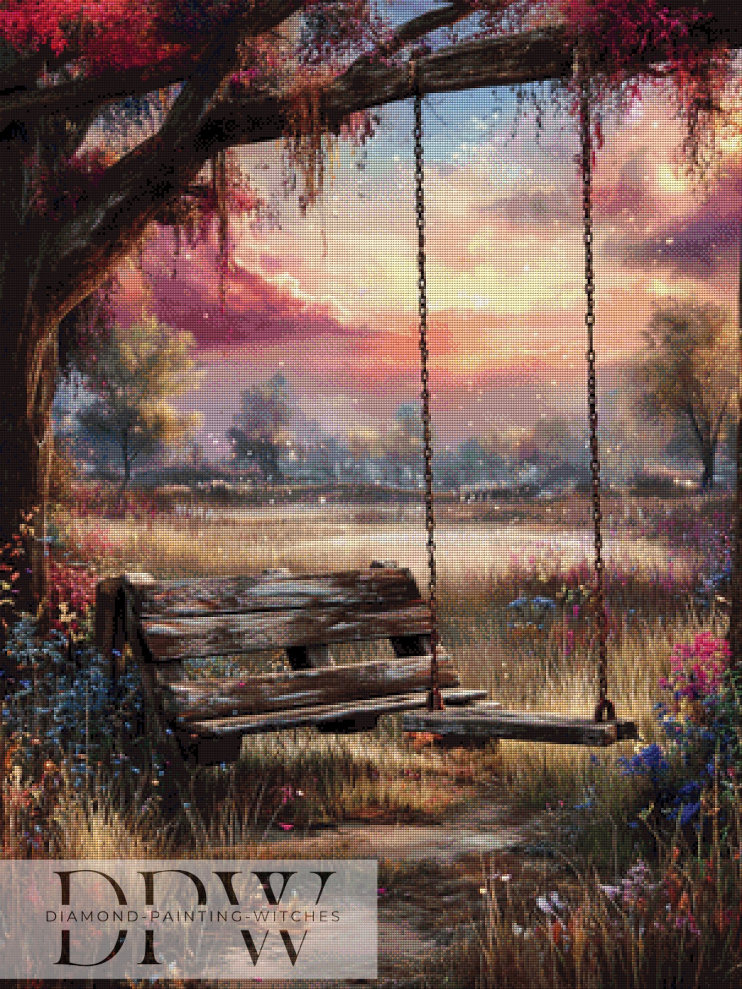 Rastplatz by ellufija 75x100cm mit 230 Farben DPW-4771