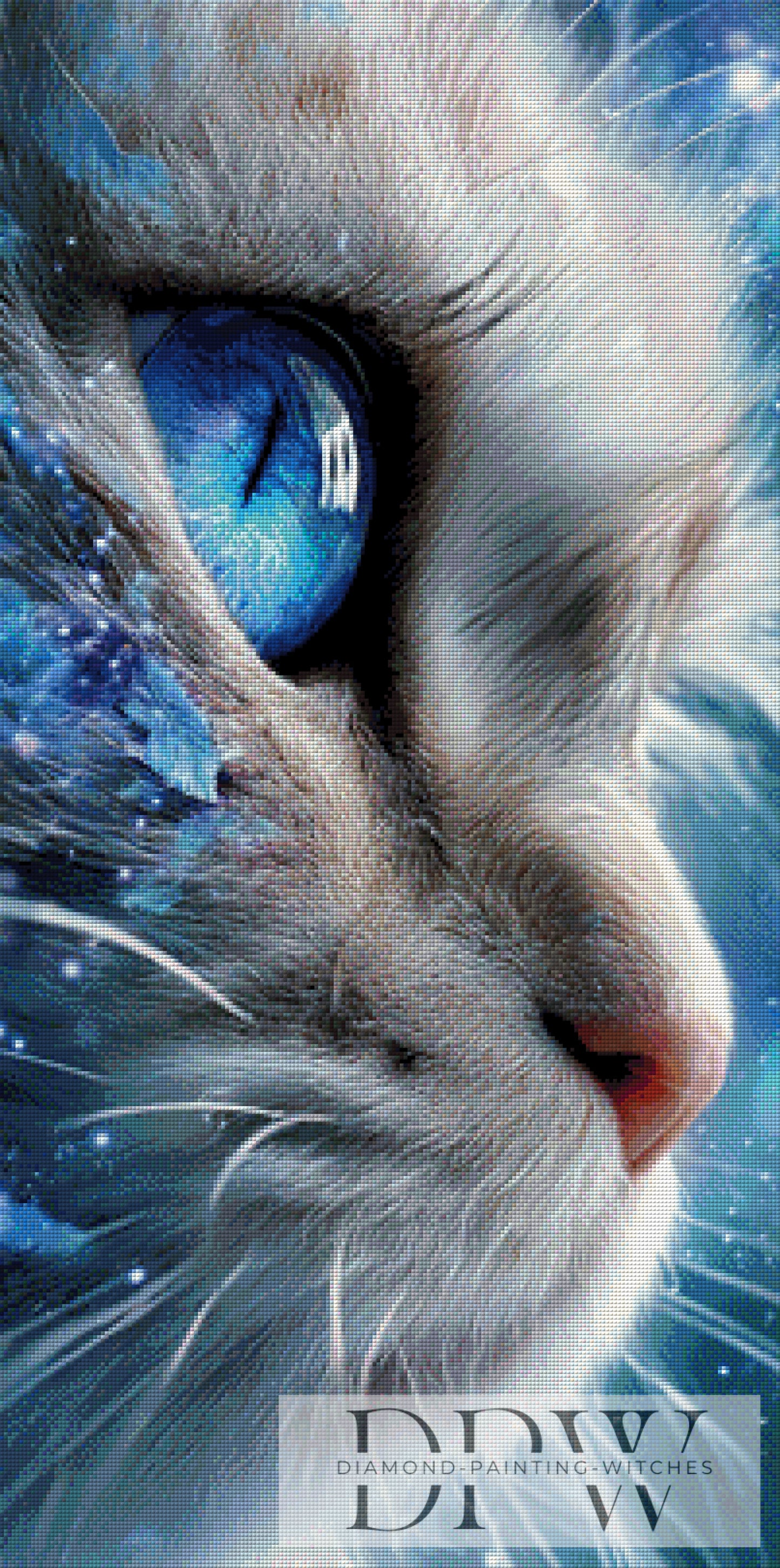 Blue by theA.art 50x100cm mit 150 Farben DPW-4792