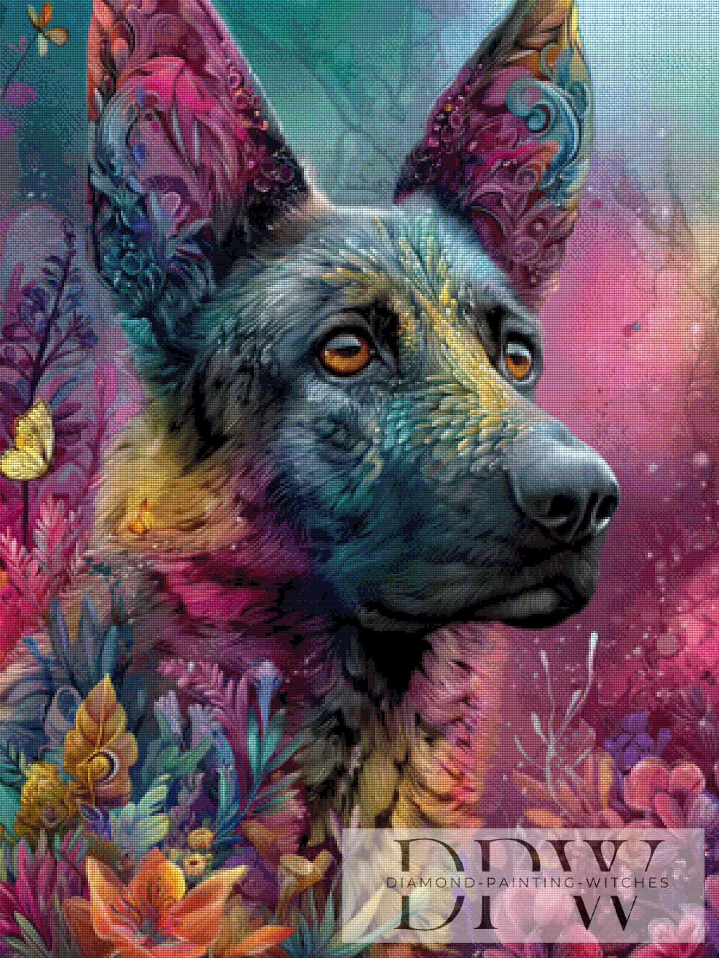 Bunter Bello by QN 75x100cm mit 320 Farben DPW-4796