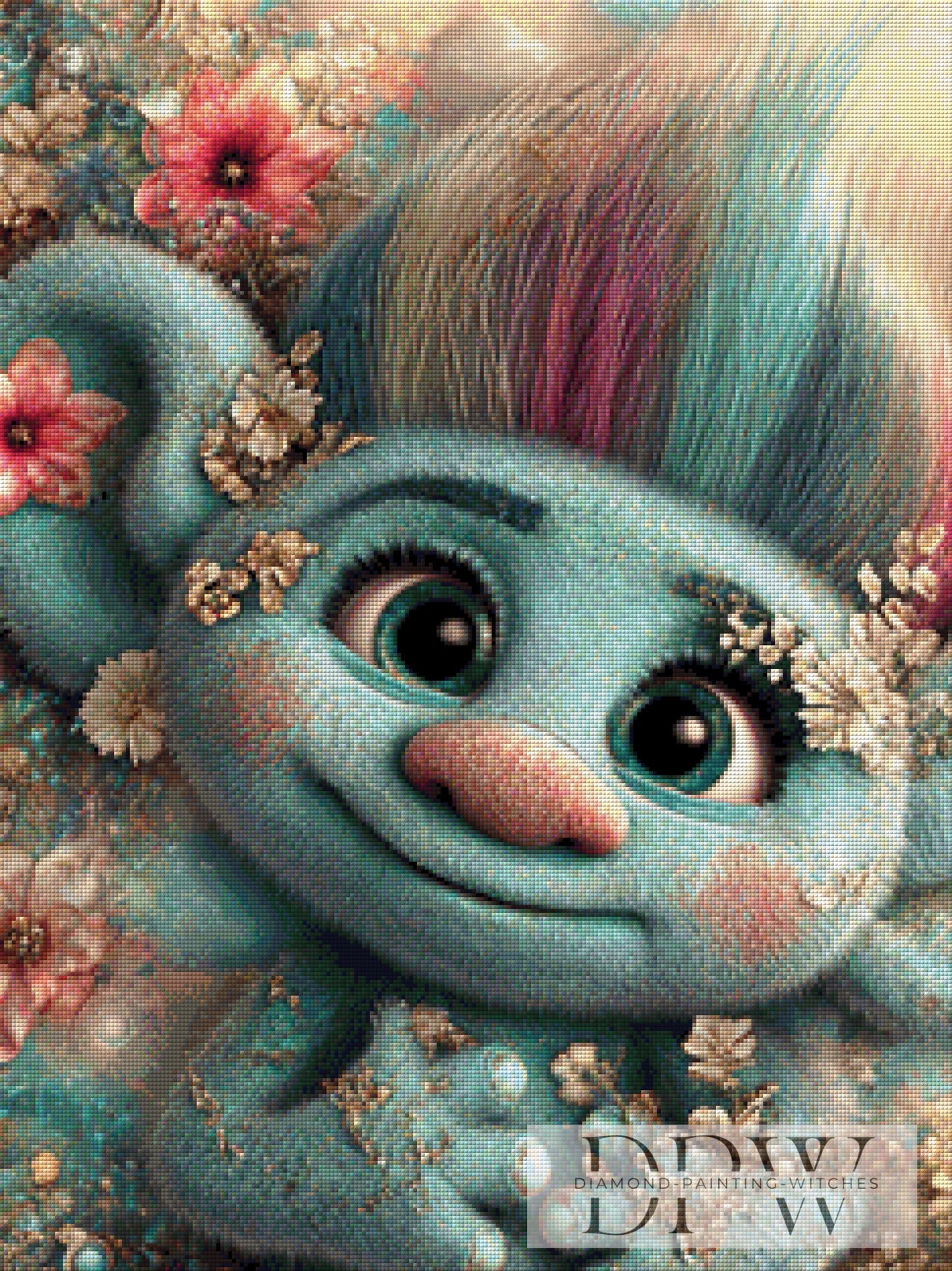 Trollinchen by Elly_A.I. 60x80cm mit 210 Farben DPW-4810